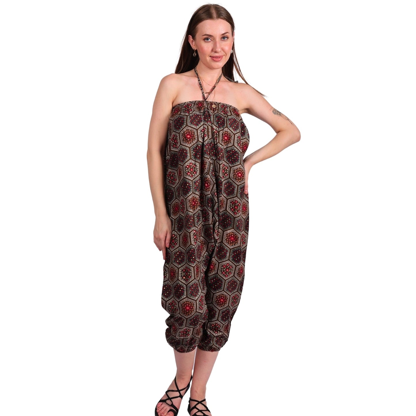 Women's Boho Harem Pants – Trendy Pants with Pockets - FashionZapp.com