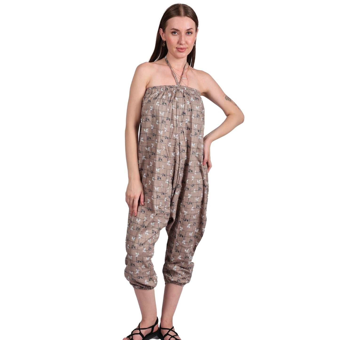 Women's Boho Harem Pants – Multi-Functional Pants with Pockets - FashionZapp.com