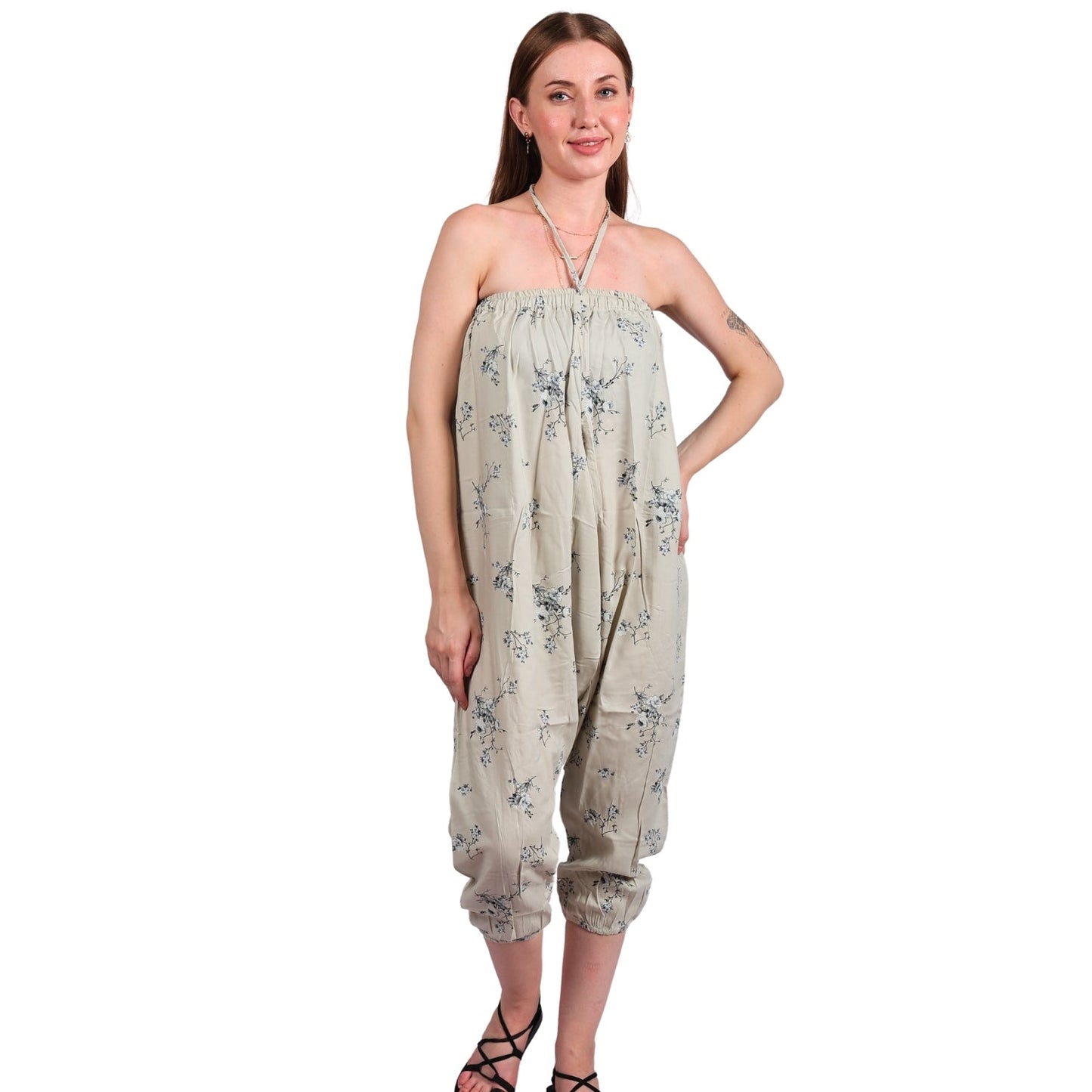 Boho Harem Pants for Women - Yoga Pants with Pockets - FashionZapp.com
