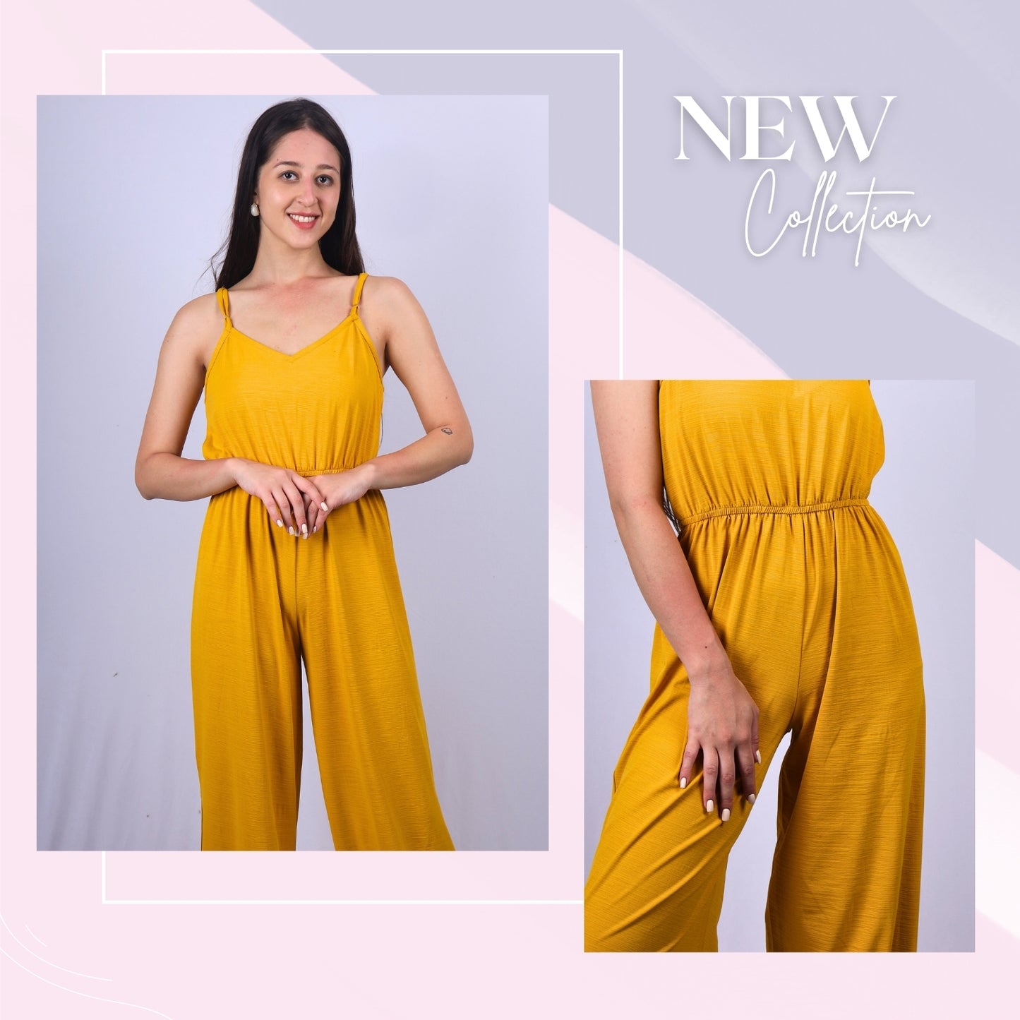 Wide-Leg Sleeveless Jumpsuit | GloFash - FashionZapp.com