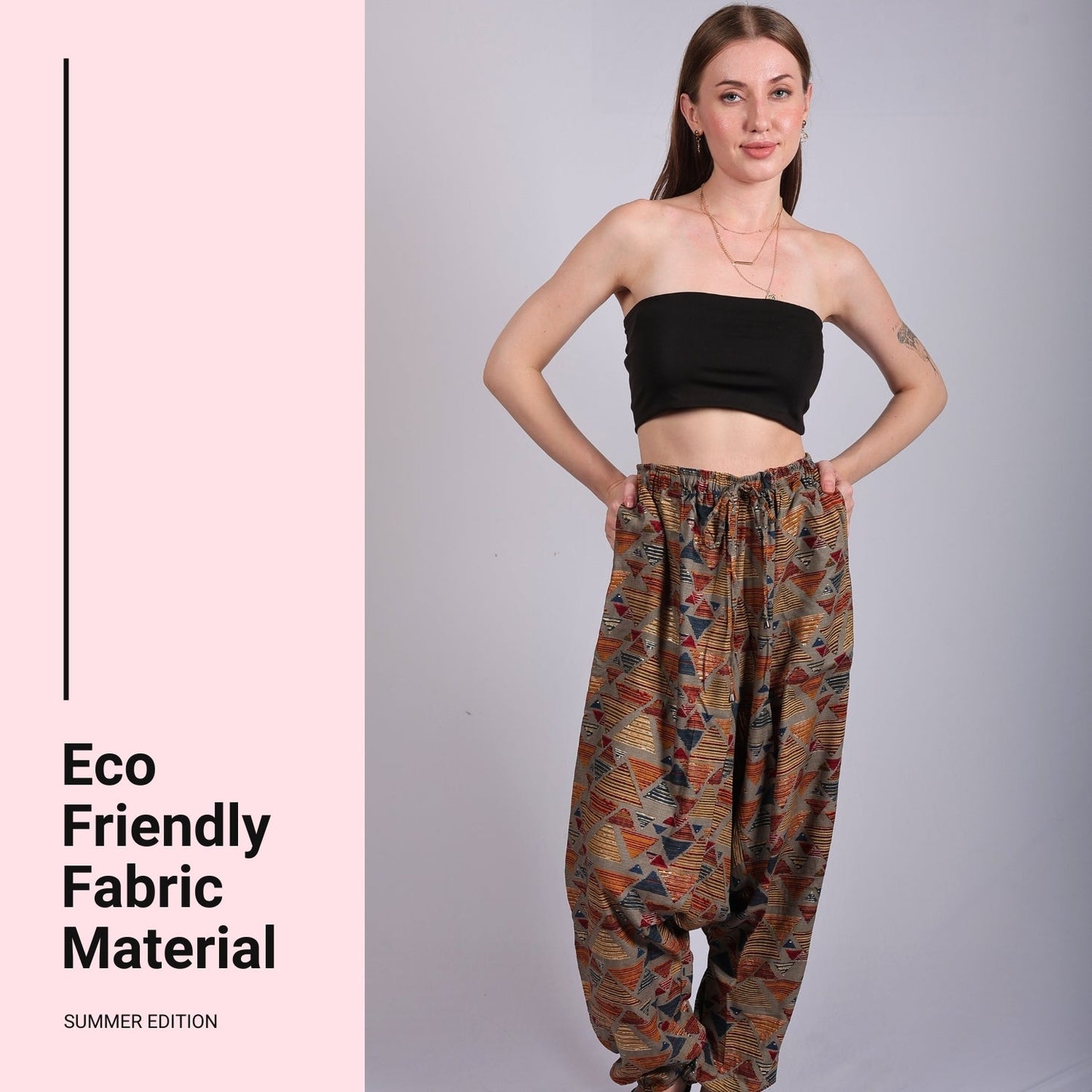 Boho Chic Harem Pants for Women – Casual Yoga Pants - FashionZapp.com