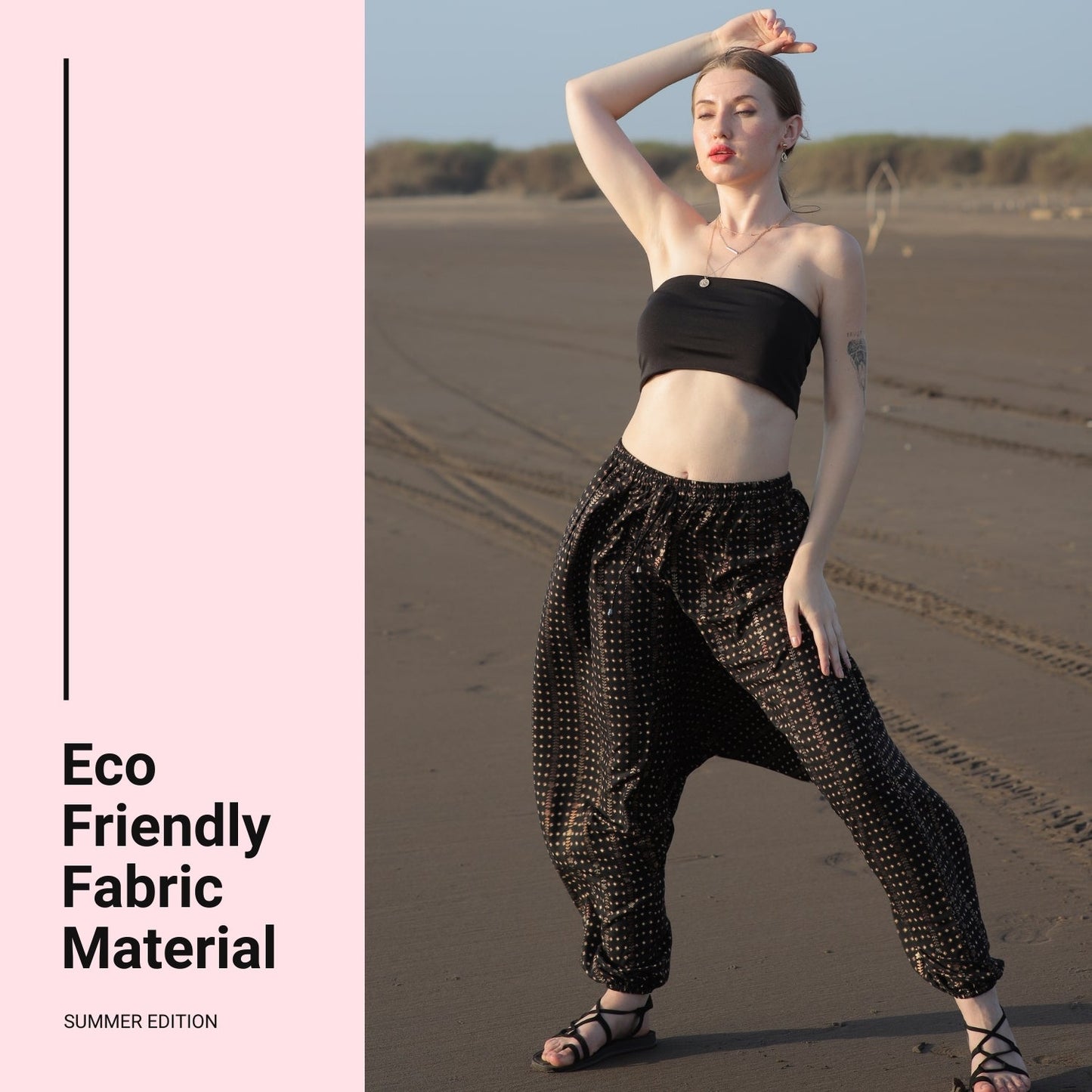 Women's Boho Harem Pants – Cozy And Beach Wear - FashionZapp.com