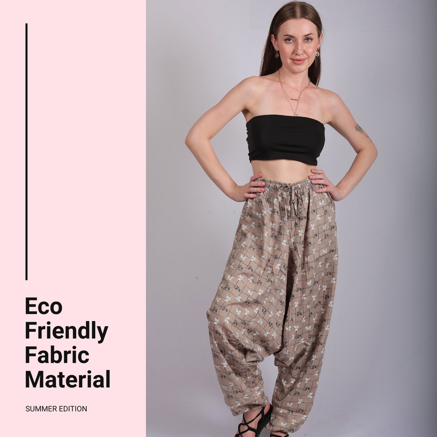 Women's Boho Harem Pants – Multi-Functional Pants with Pockets - FashionZapp.com