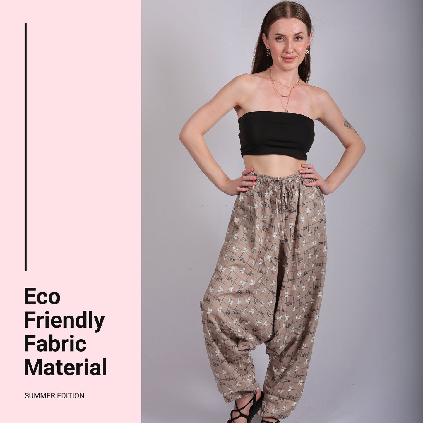 Women's Boho Harem Pants – Multi-Functional Pants with Pockets - FashionZapp.com