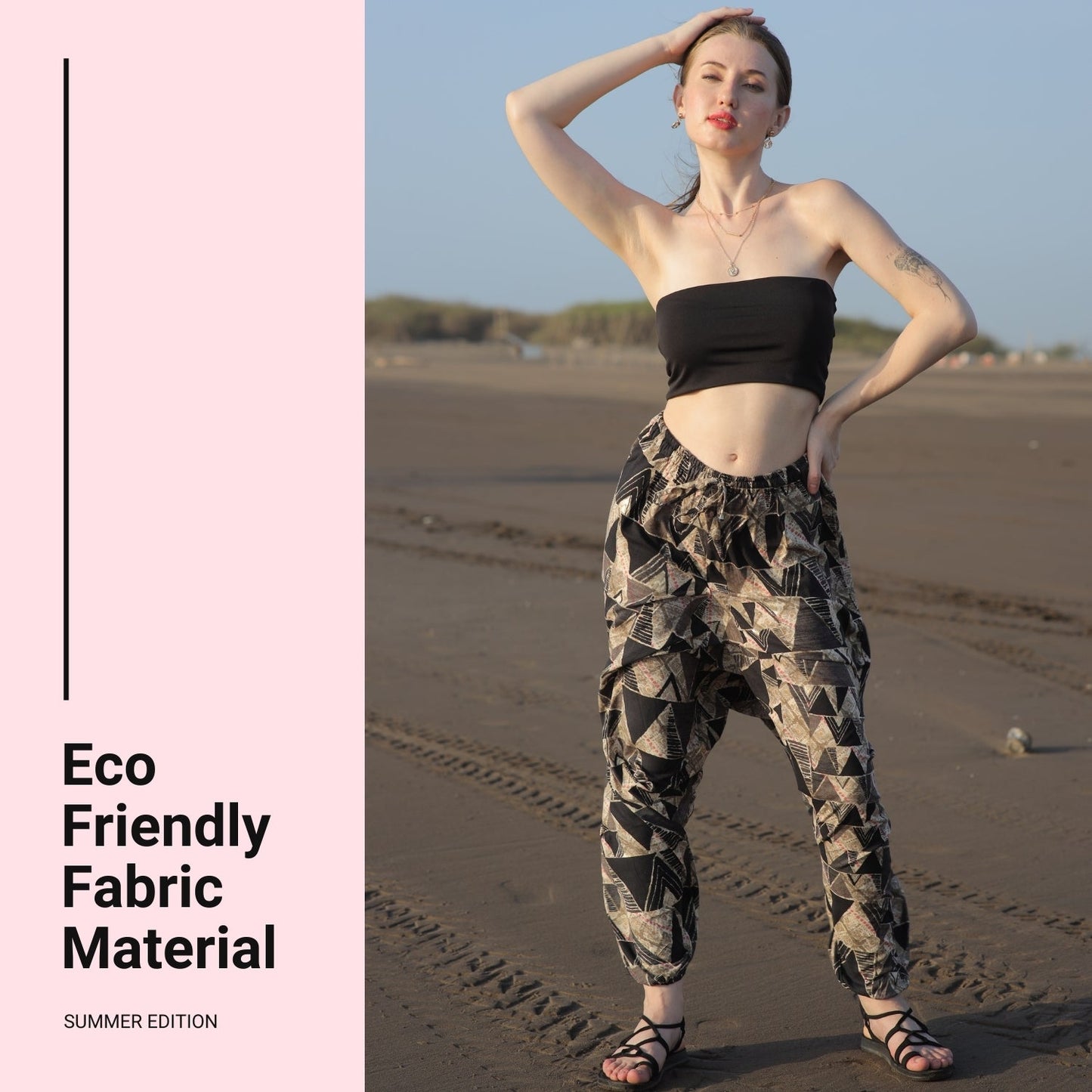 Women's Boho Harem Pants – Versatile Pants for Yoga & Beach - FashionZapp.com