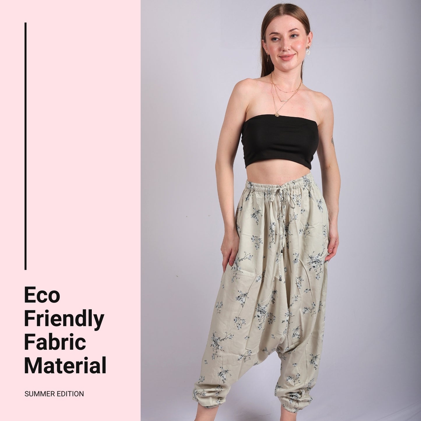 Boho Harem Pants for Women - Yoga Pants with Pockets - FashionZapp.com