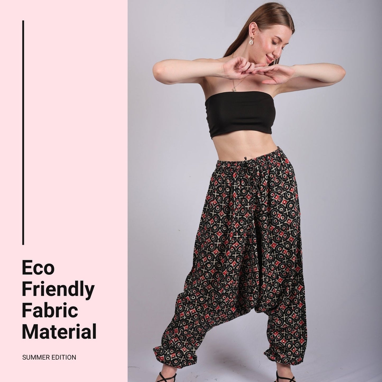 Women's Boho Harem Pants – Versatile & Beach Wear - FashionZapp.com