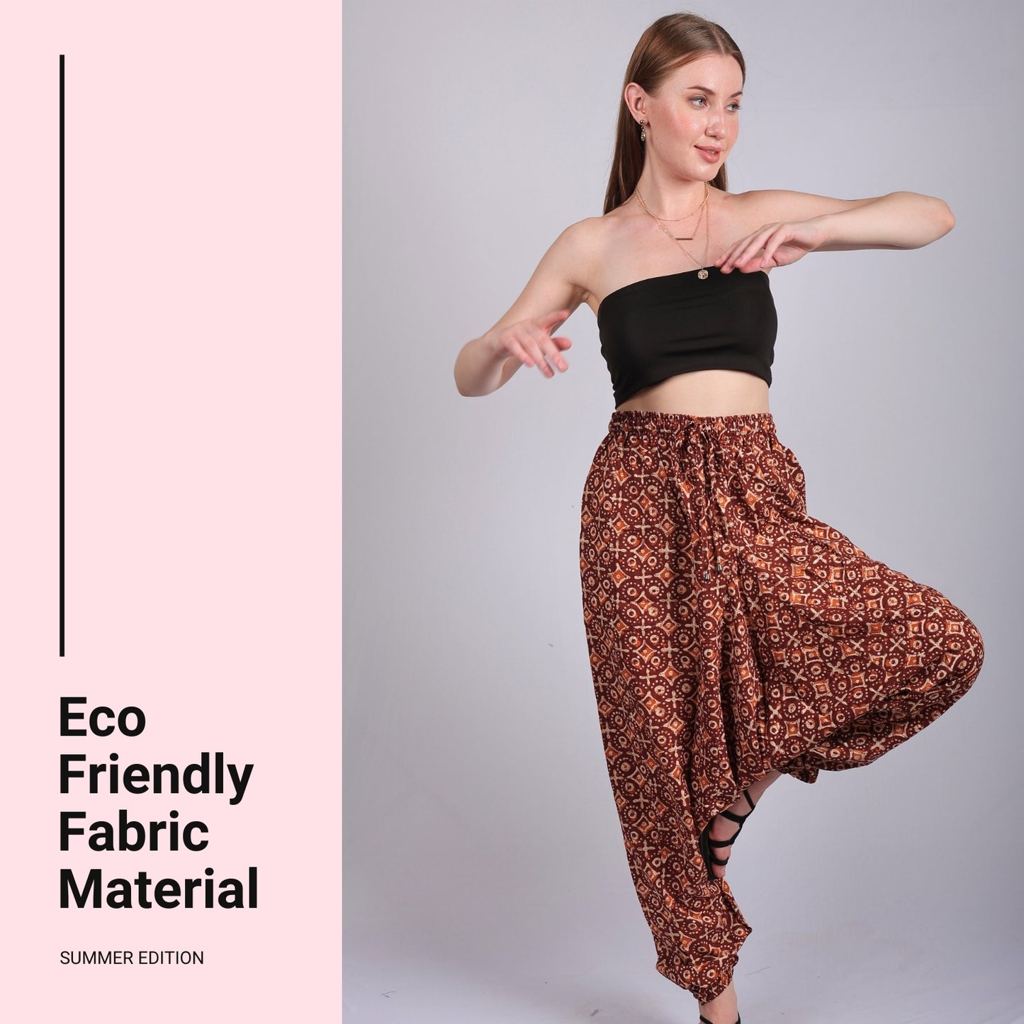 Women's Boho Harem Pants – Versatile & Beach Wear - FashionZapp.com
