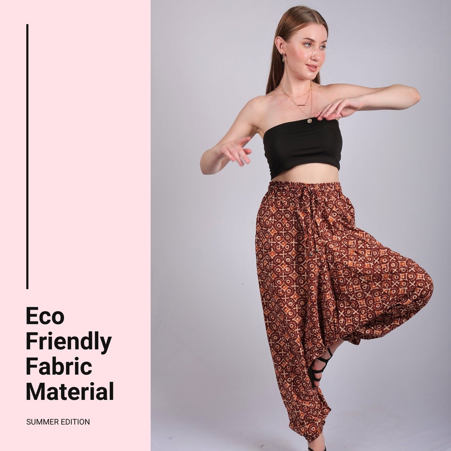 Women's Boho Harem Pants – Versatile & Beach Wear - FashionZapp.com
