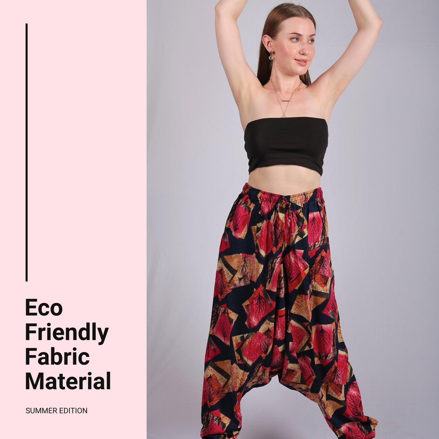 Boho Harem Pants for Women - Printed Yoga & Lounge Pants - FashionZapp.com