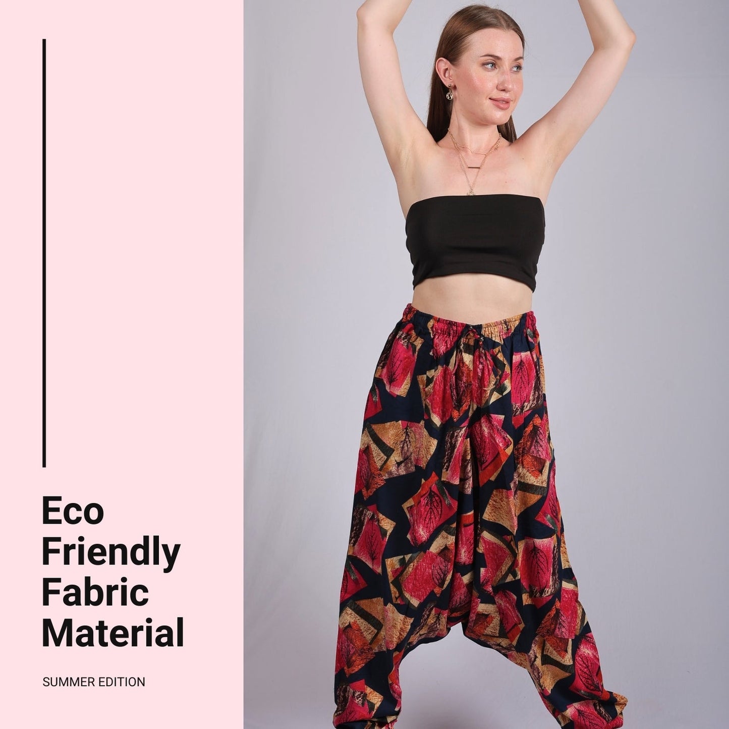 Boho Harem Pants for Women - Printed Yoga & Lounge Pants - FashionZapp.com