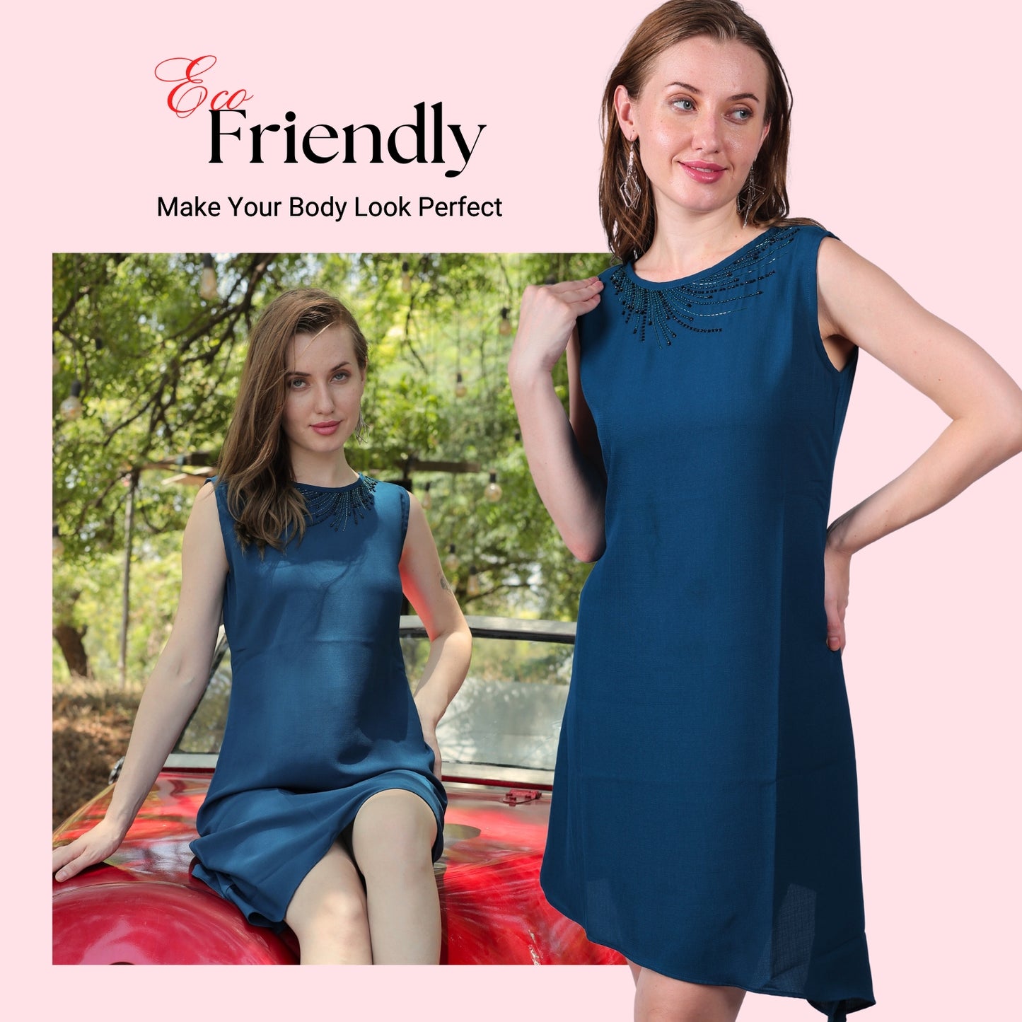 Shop Stylish Cotton Linen Dresses | Glofash - FashionZapp.com