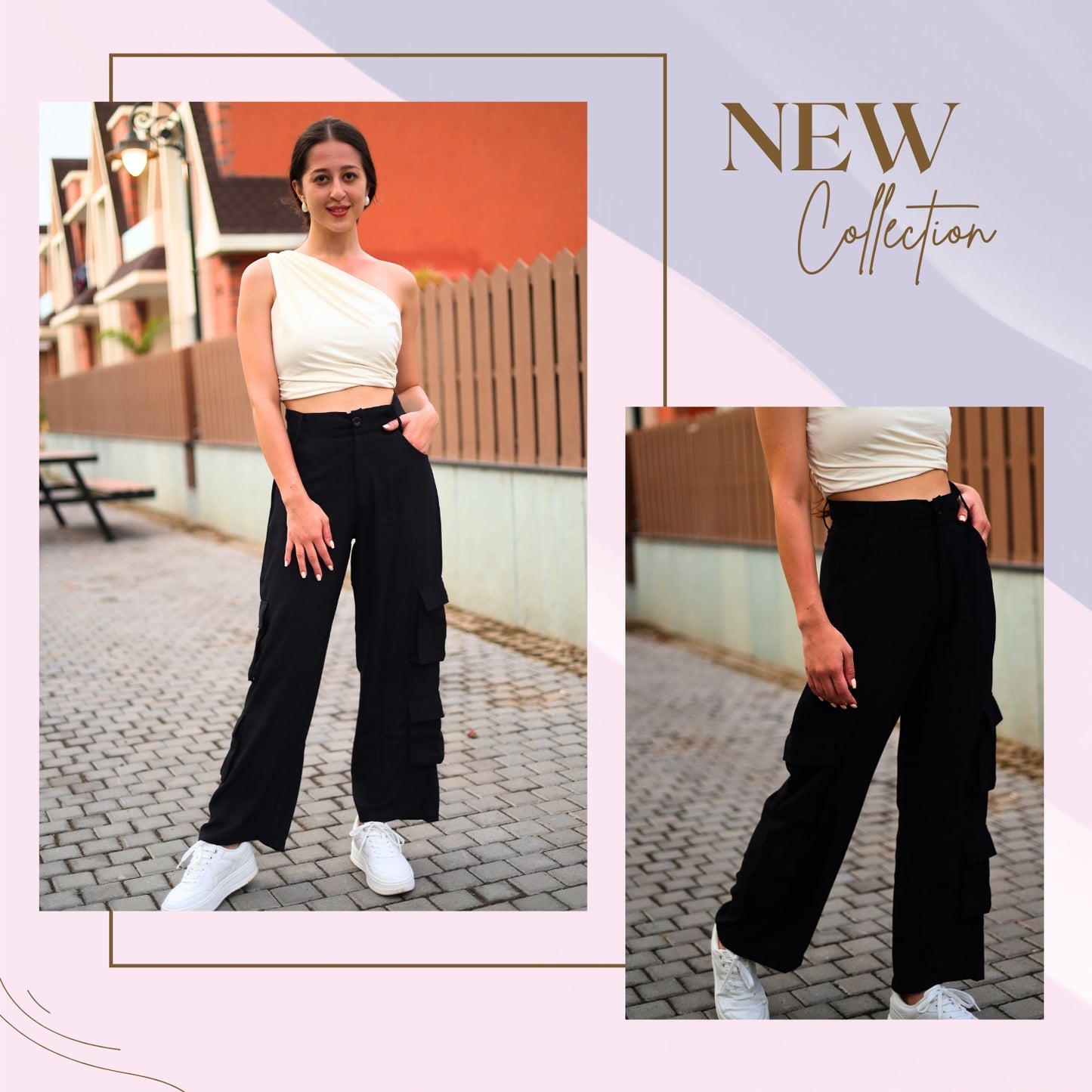 Chic High-Waist Multi-Pocket Cargo Pants | GloFash - FashionZapp.com