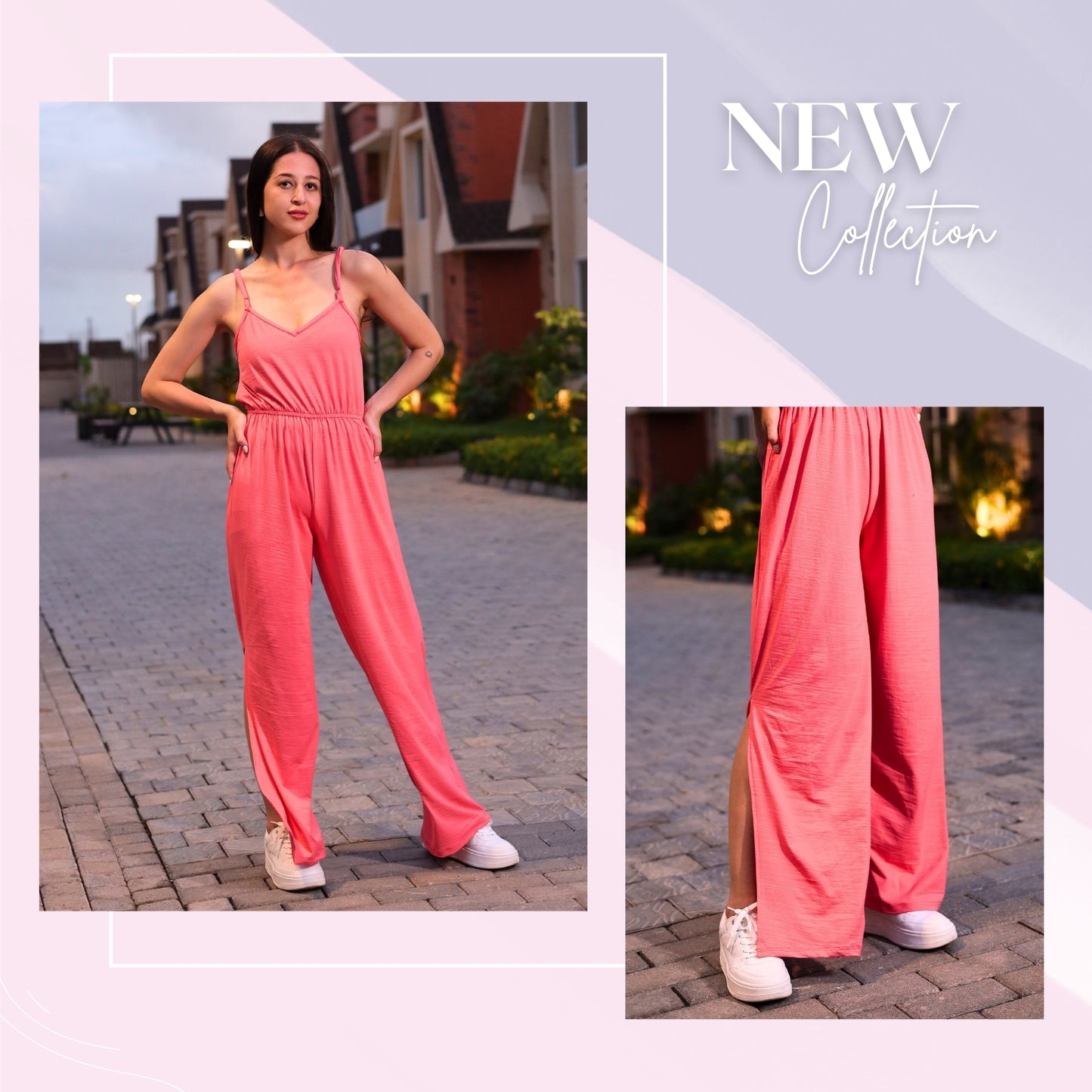 Wide-Leg Sleeveless Jumpsuit | GloFash - FashionZapp.com