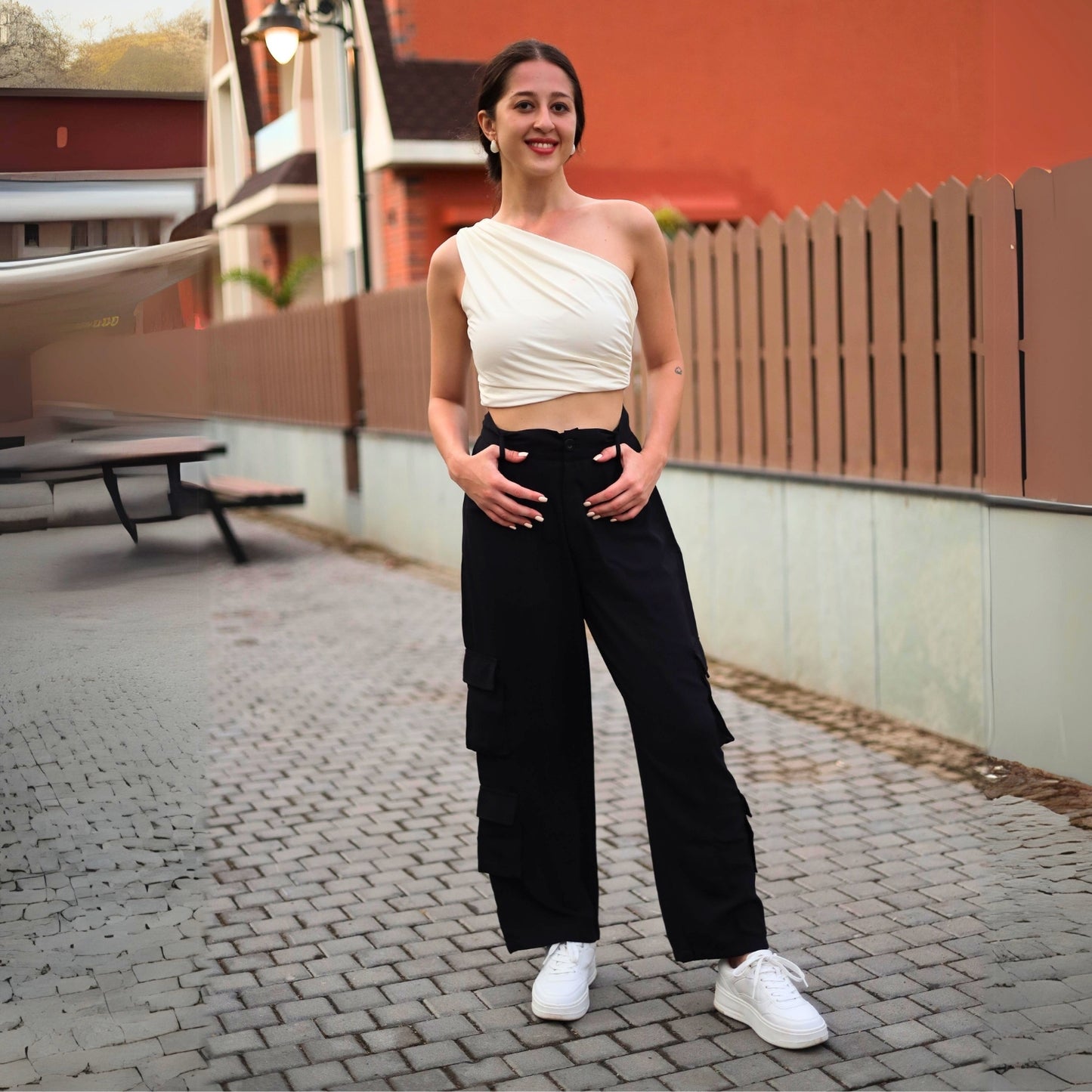 Chic High-Waist Multi-Pocket Cargo Pants | GloFash - FashionZapp.com