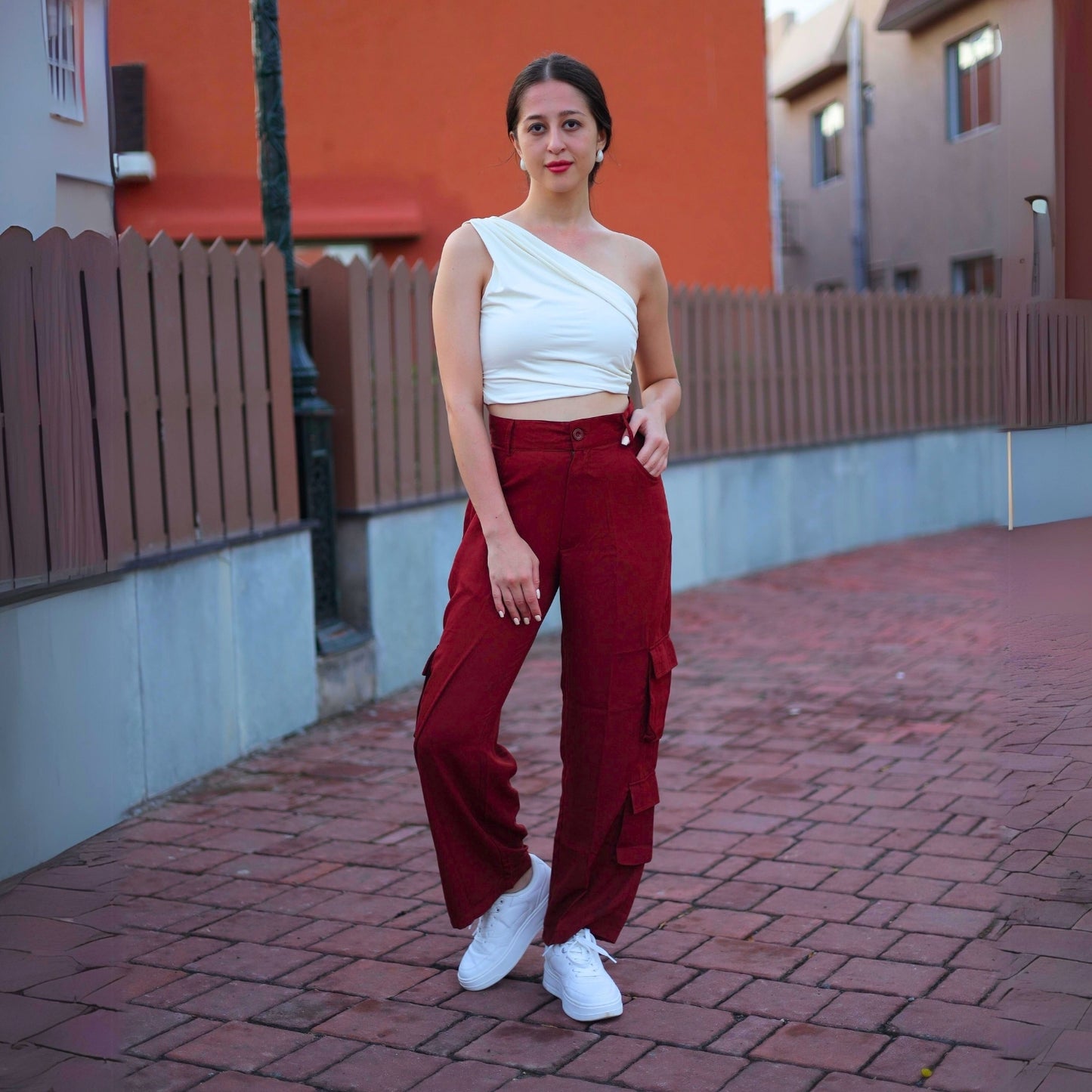 Chic High-Waist Multi-Pocket Cargo Pants | GloFash - FashionZapp.com