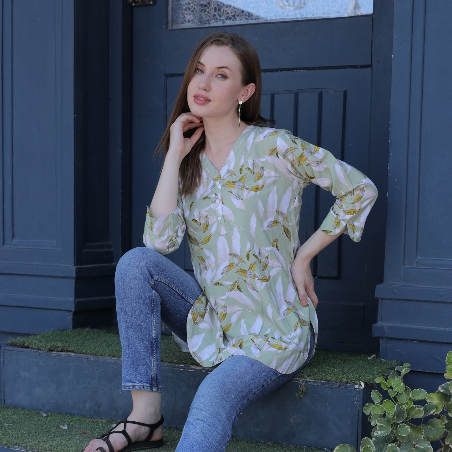Modal Green Tops for Women | Stylish & Comfortable Designs at Glofash - FashionZapp.com