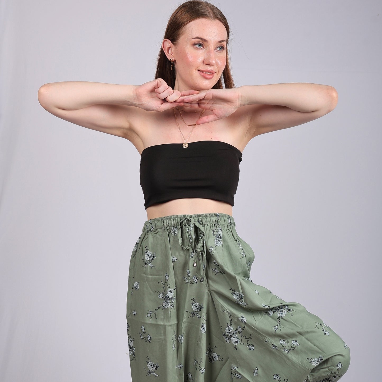 Boho Harem Pants for Women - Yoga Pants with Pockets - FashionZapp.com