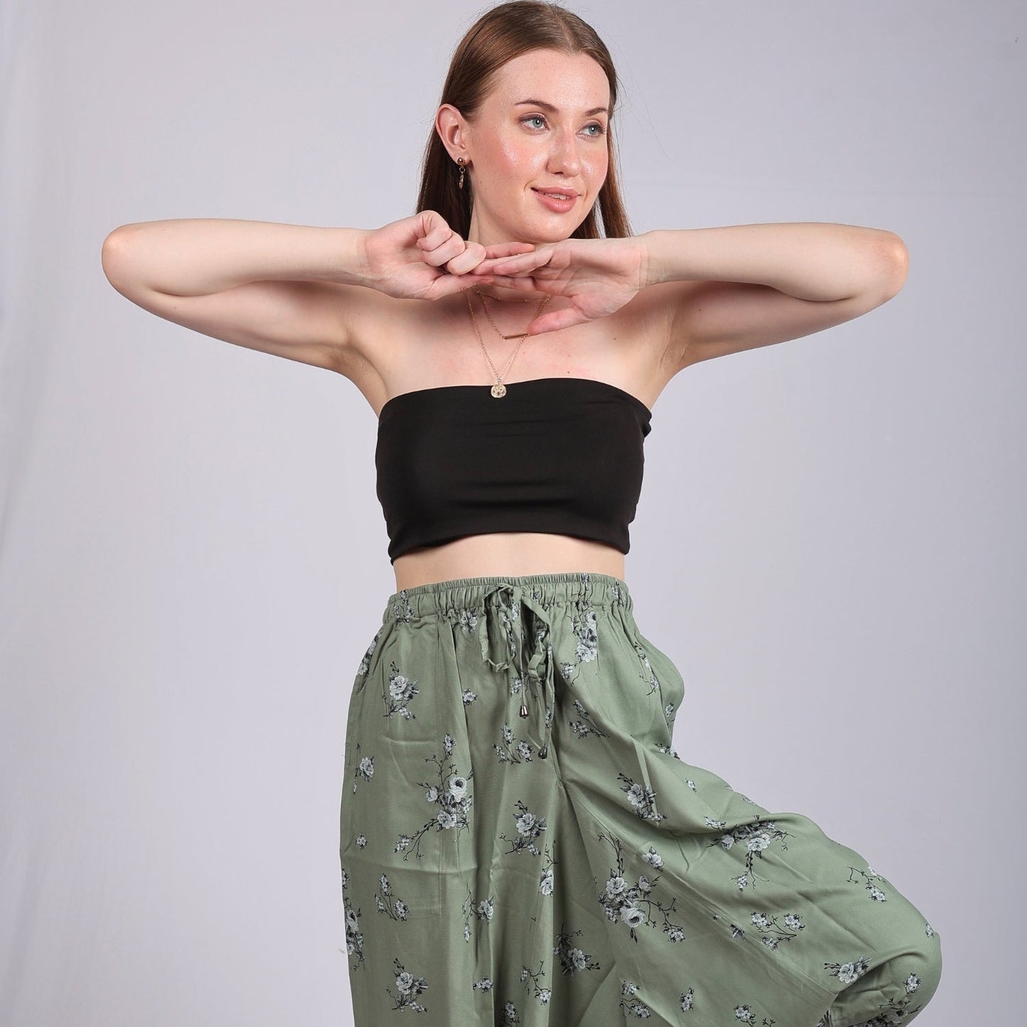Boho Harem Pants for Women - Yoga Pants with Pockets - FashionZapp.com