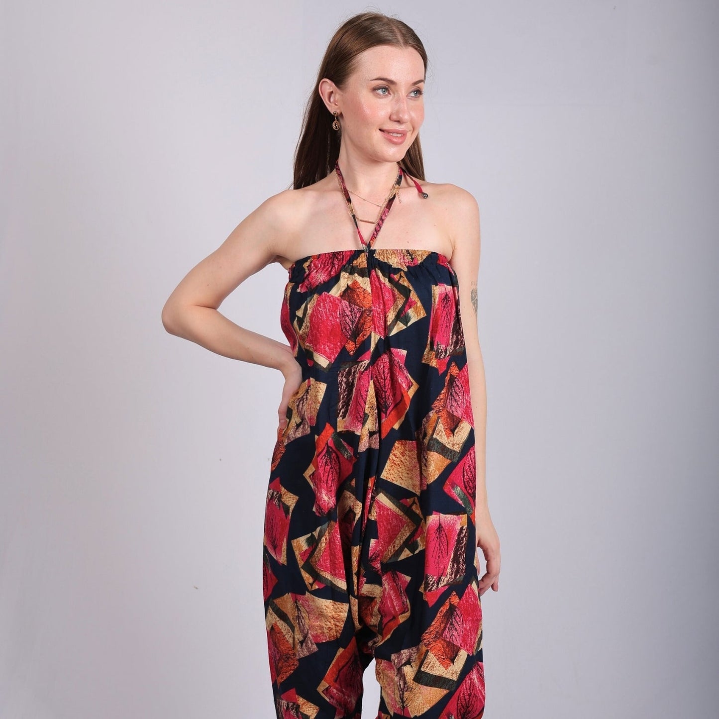 Boho Harem Pants for Women - Printed Yoga & Lounge Pants - FashionZapp.com