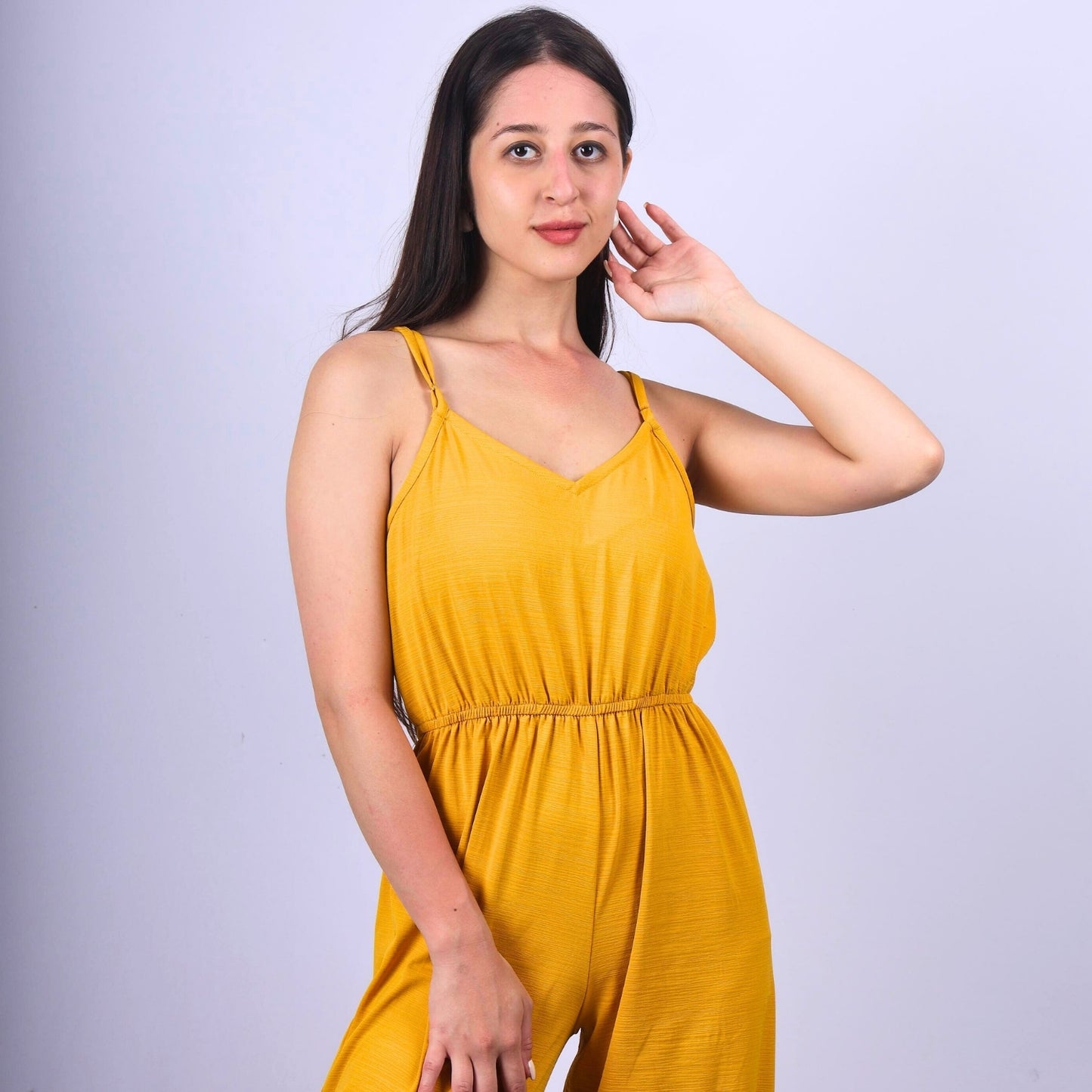 Wide-Leg Sleeveless Jumpsuit | GloFash - FashionZapp.com