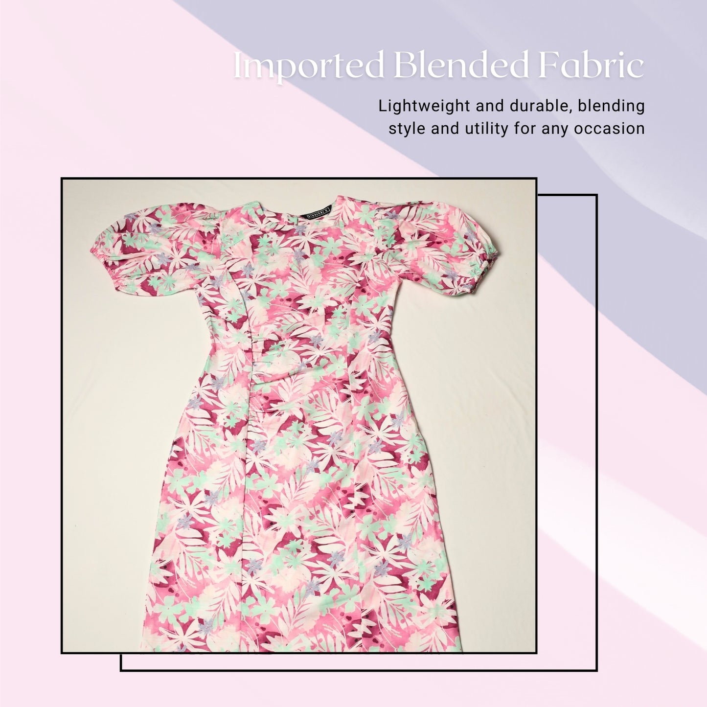 Petal Paradise Puff Sleeve Dress | GloFash - FashionZapp.com