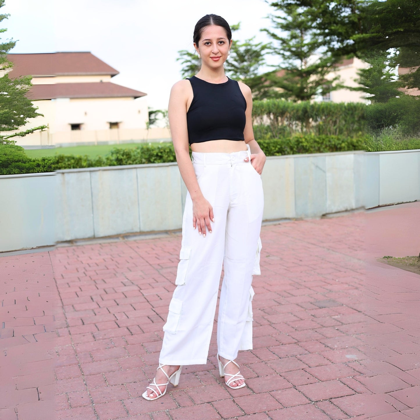 Chic High-Waist Multi-Pocket Cargo Pants | GloFash - FashionZapp.com