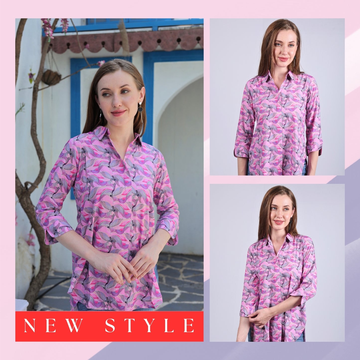 Glofash | Printed Modal Shirts for Women - FashionZapp.com