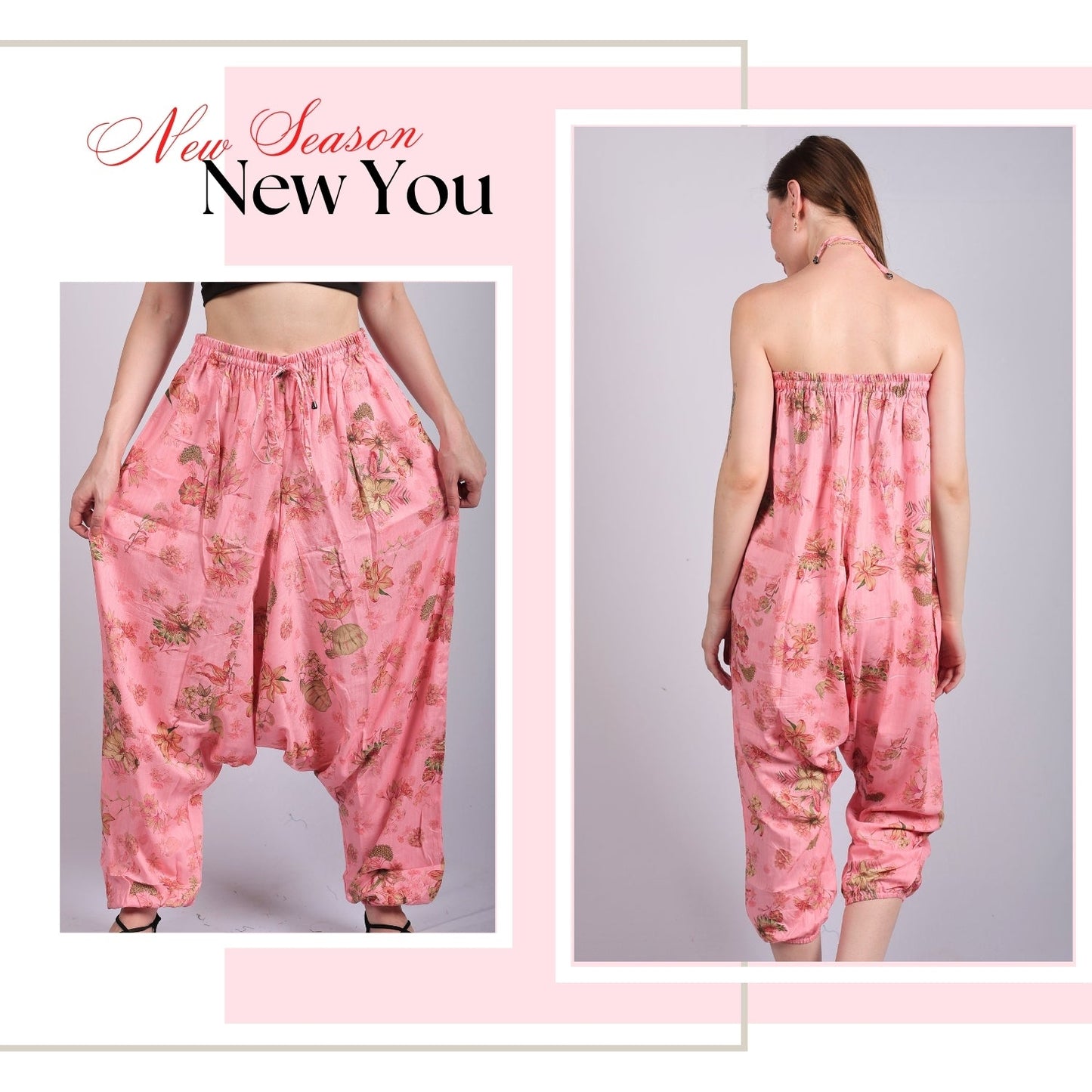 Women's Boho Harem Pants – Stylish And Beach Wear - FashionZapp.com