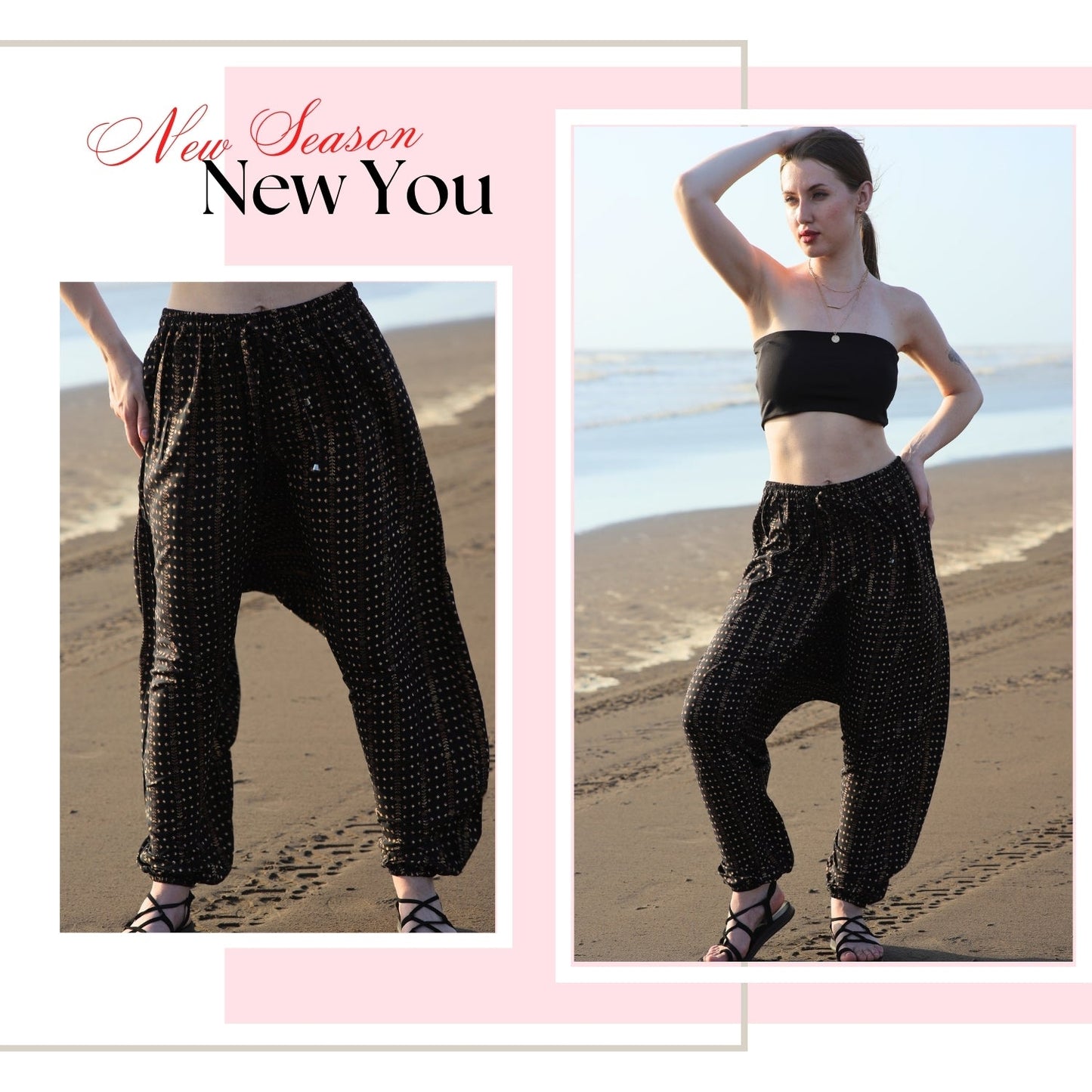 Women's Boho Harem Pants – Cozy And Beach Wear - FashionZapp.com