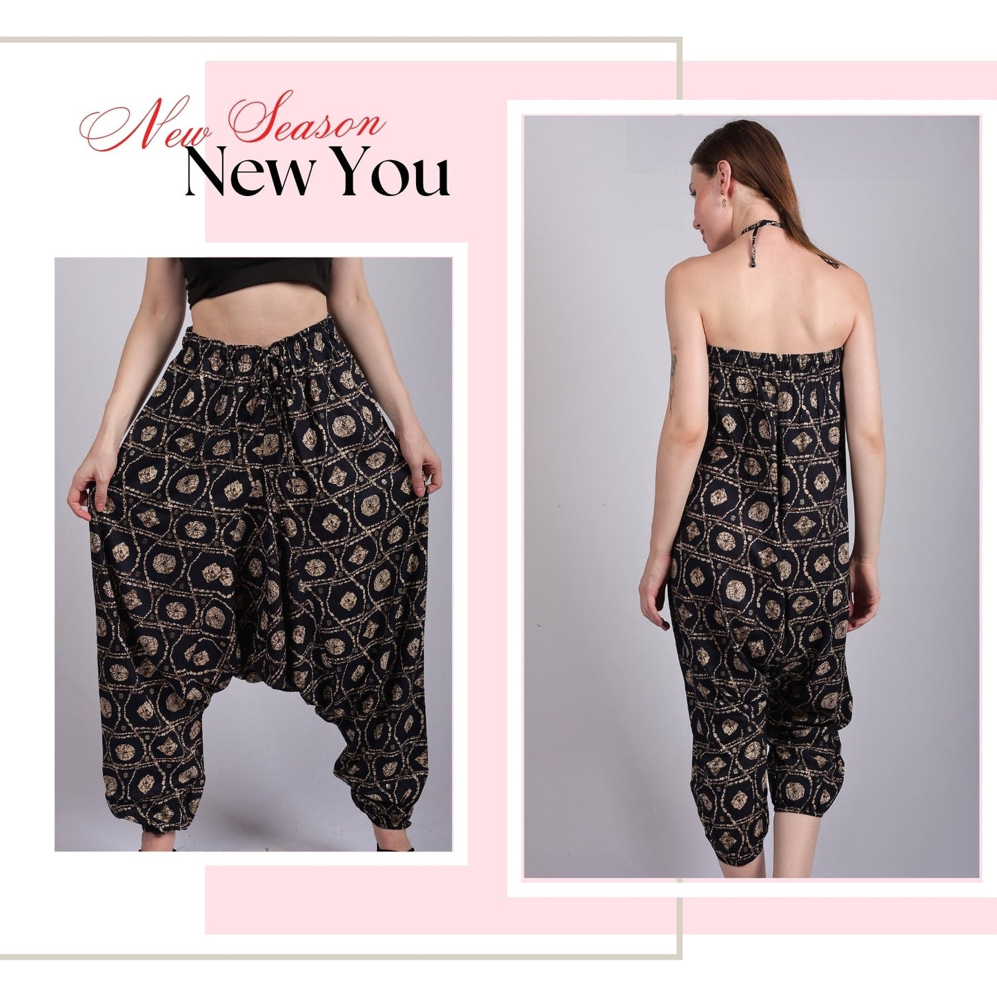 Women's Boho Harem Pants – Trendy & Beach Wear - FashionZapp.com