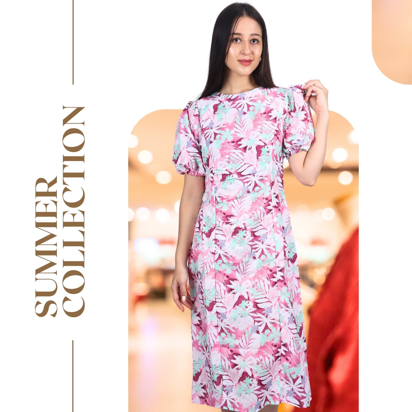 Petal Paradise Puff Sleeve Dress | GloFash - FashionZapp.com