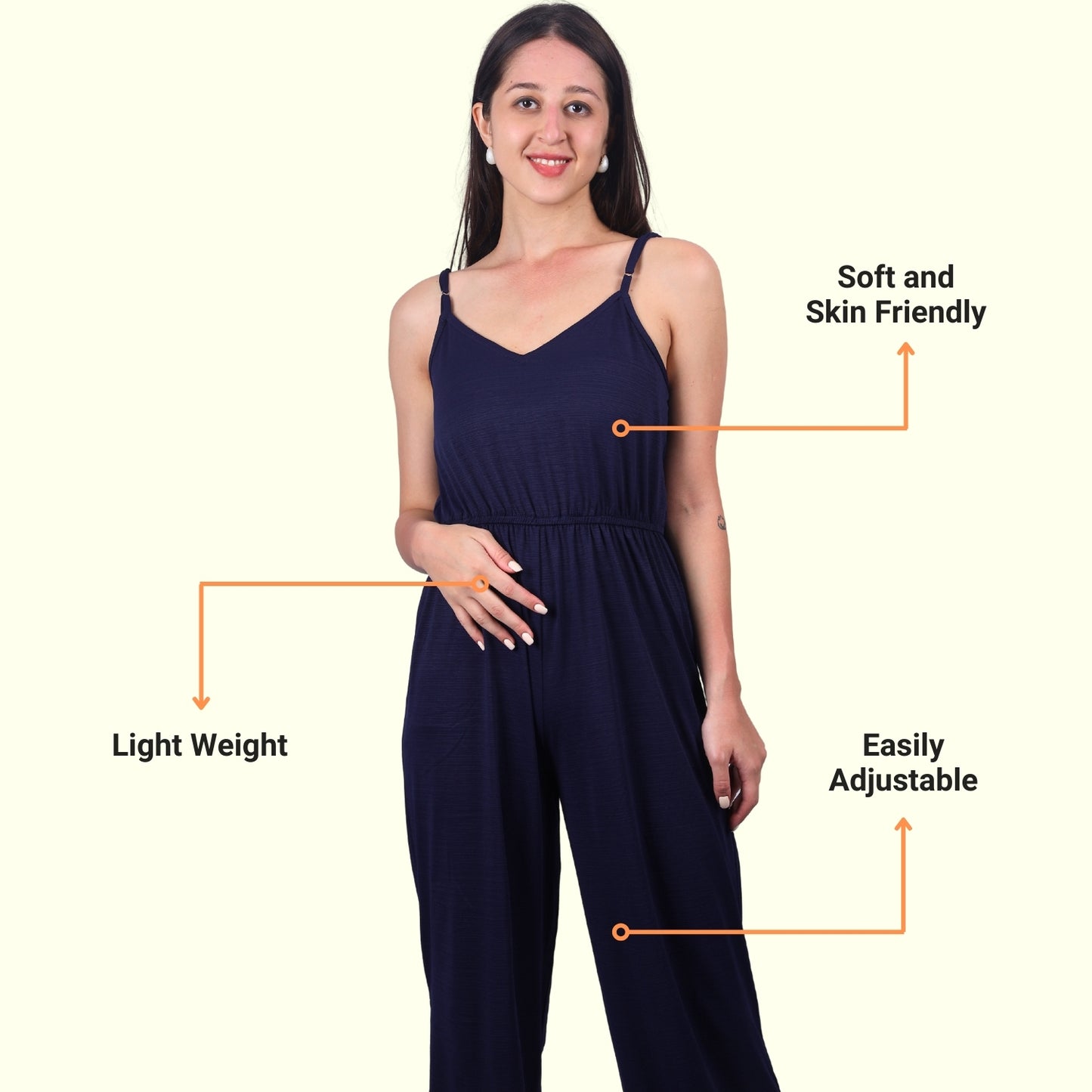 Wide-Leg Sleeveless Jumpsuit | GloFash - FashionZapp.com