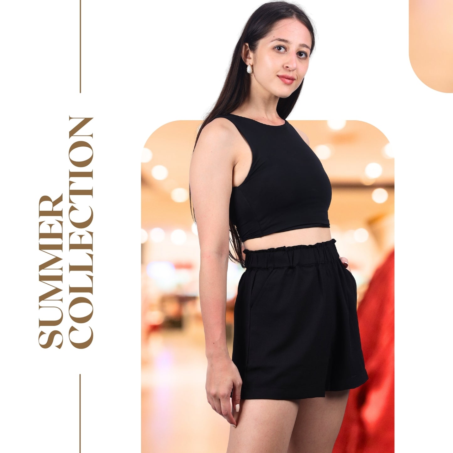 Comfy Chic Elastic Waist Shorts | GloFash - FashionZapp.com