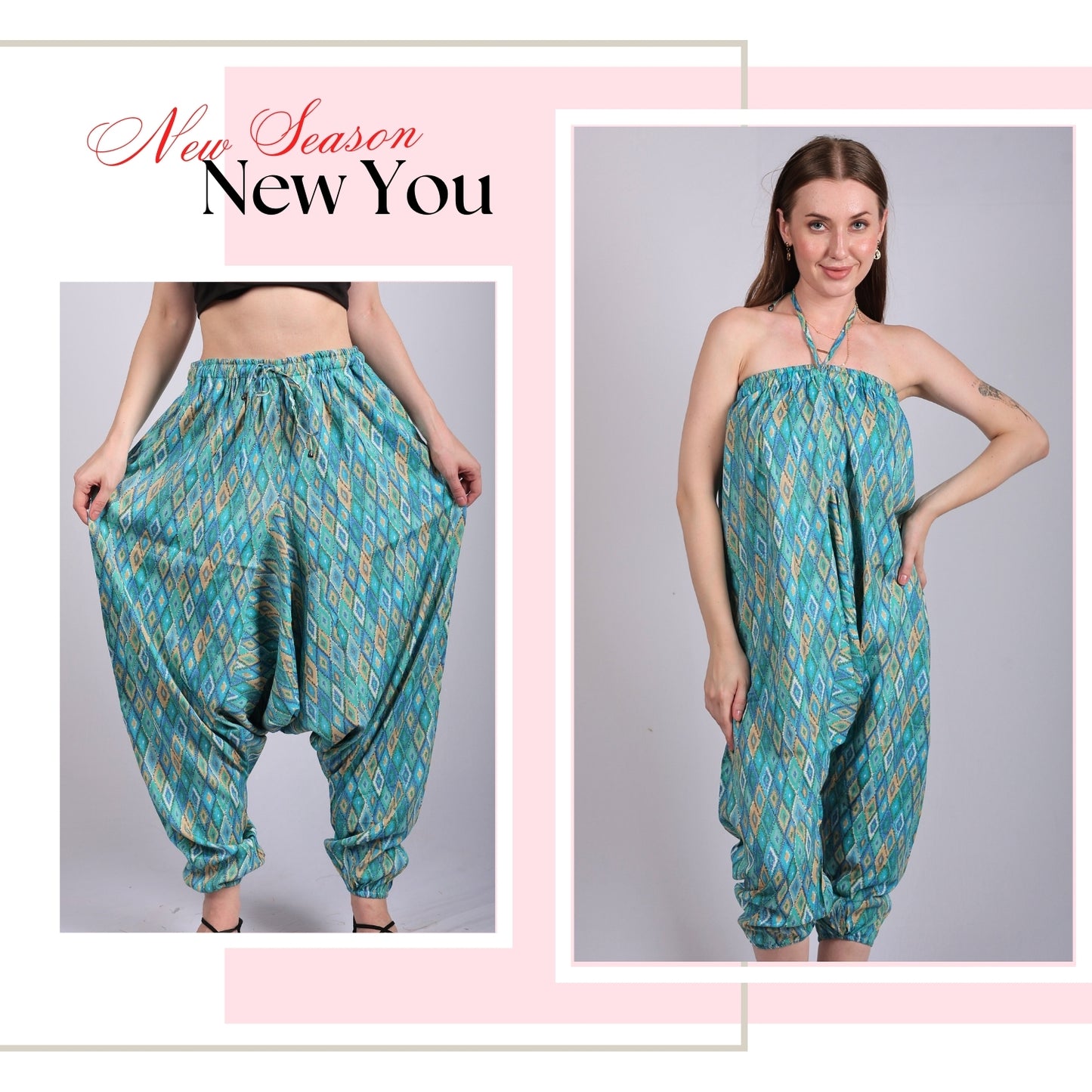 Boho Harem Pants for Women – Stylish Yoga Pants - FashionZapp.com