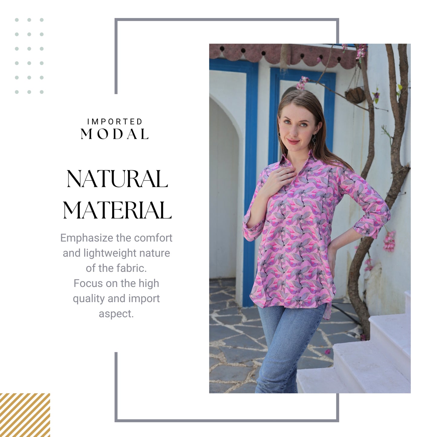 Glofash | Printed Modal Shirts for Women - FashionZapp.com