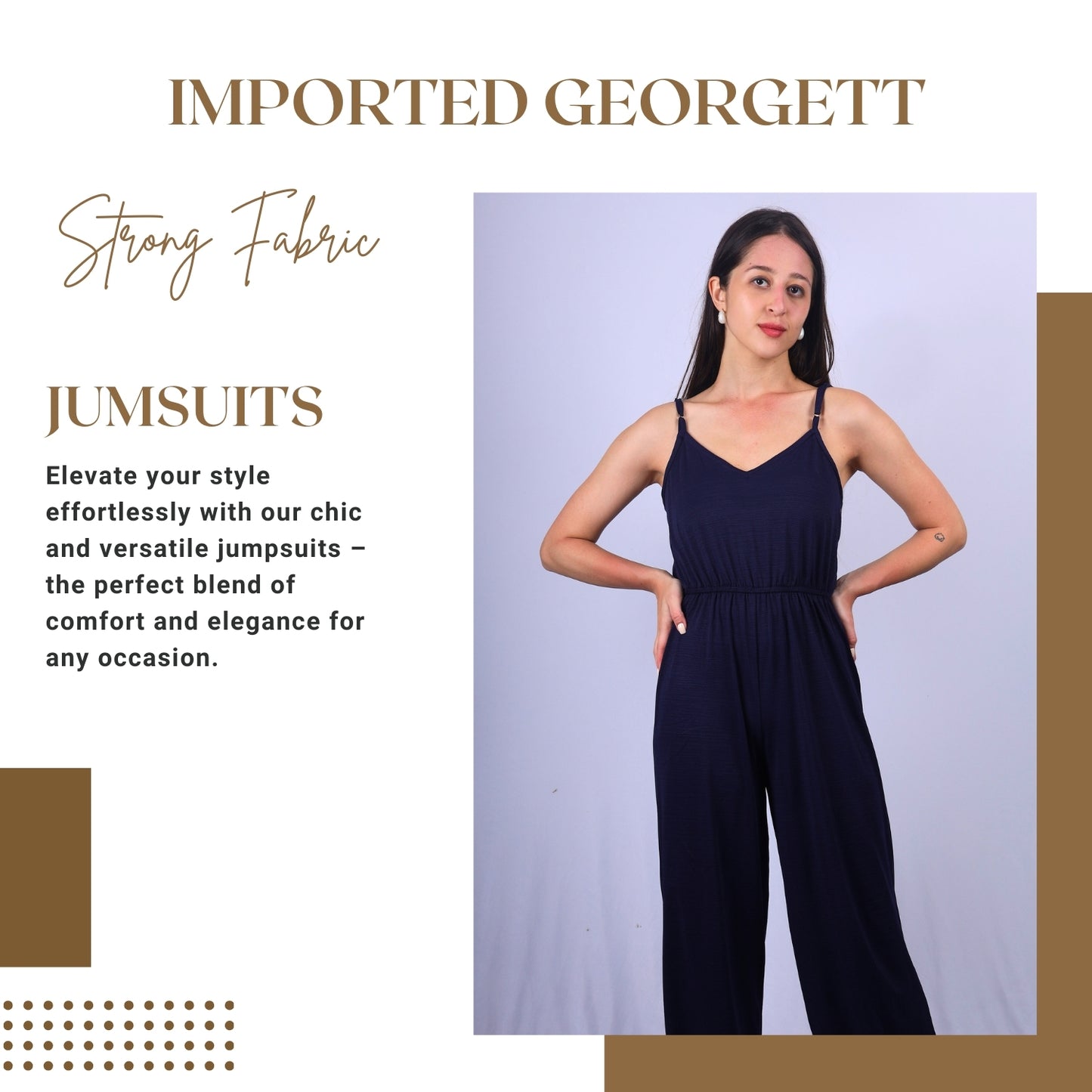 Wide-Leg Sleeveless Jumpsuit | GloFash - FashionZapp.com