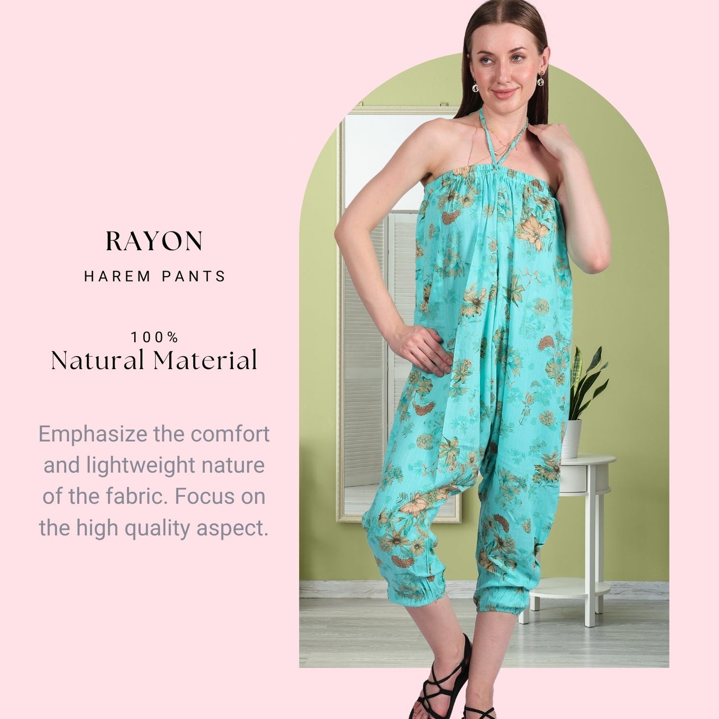 Women's Boho Harem Pants – Stylish And Beach Wear - FashionZapp.com