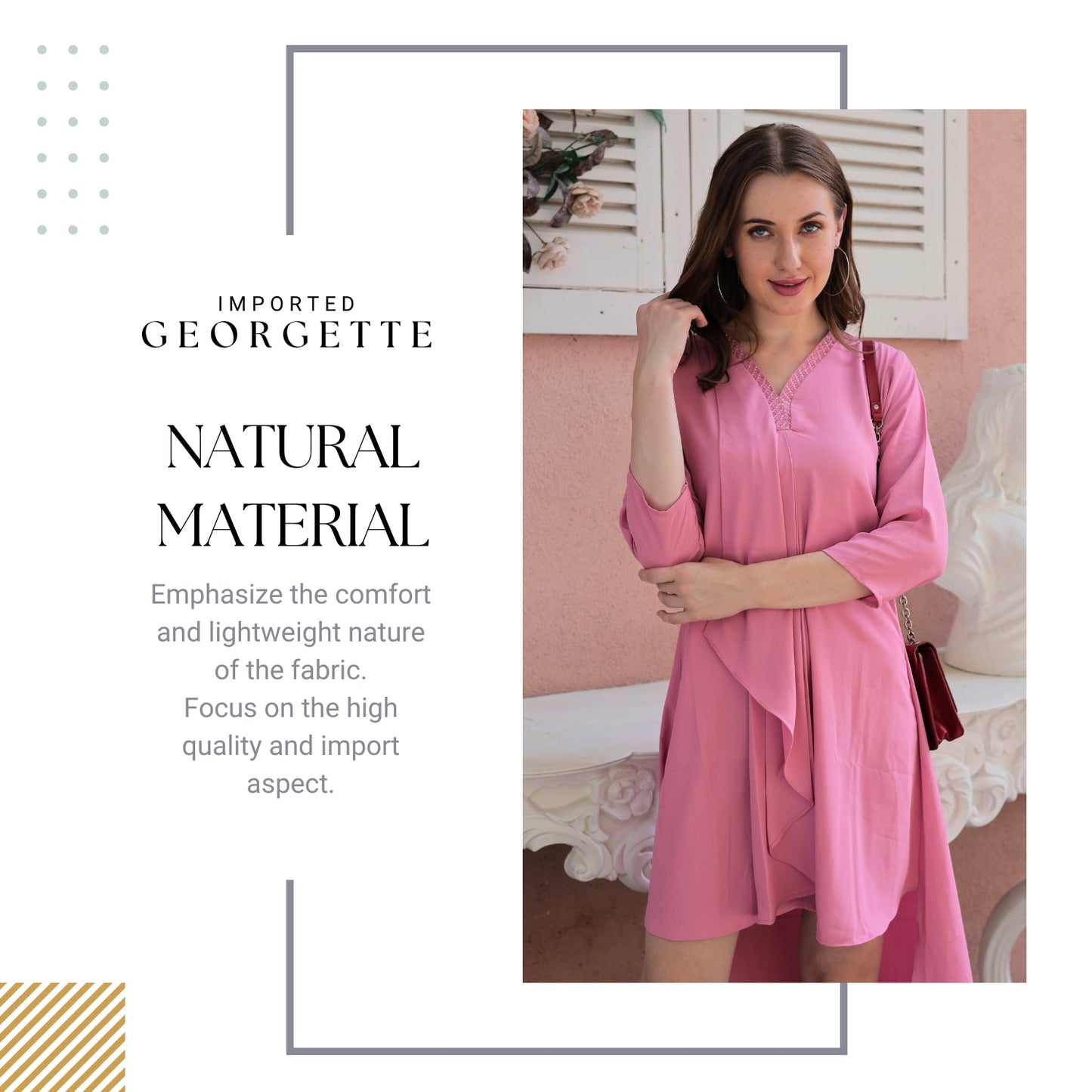 Stunning Georgette Dresses for All Occasions | Glofash - FashionZapp.com