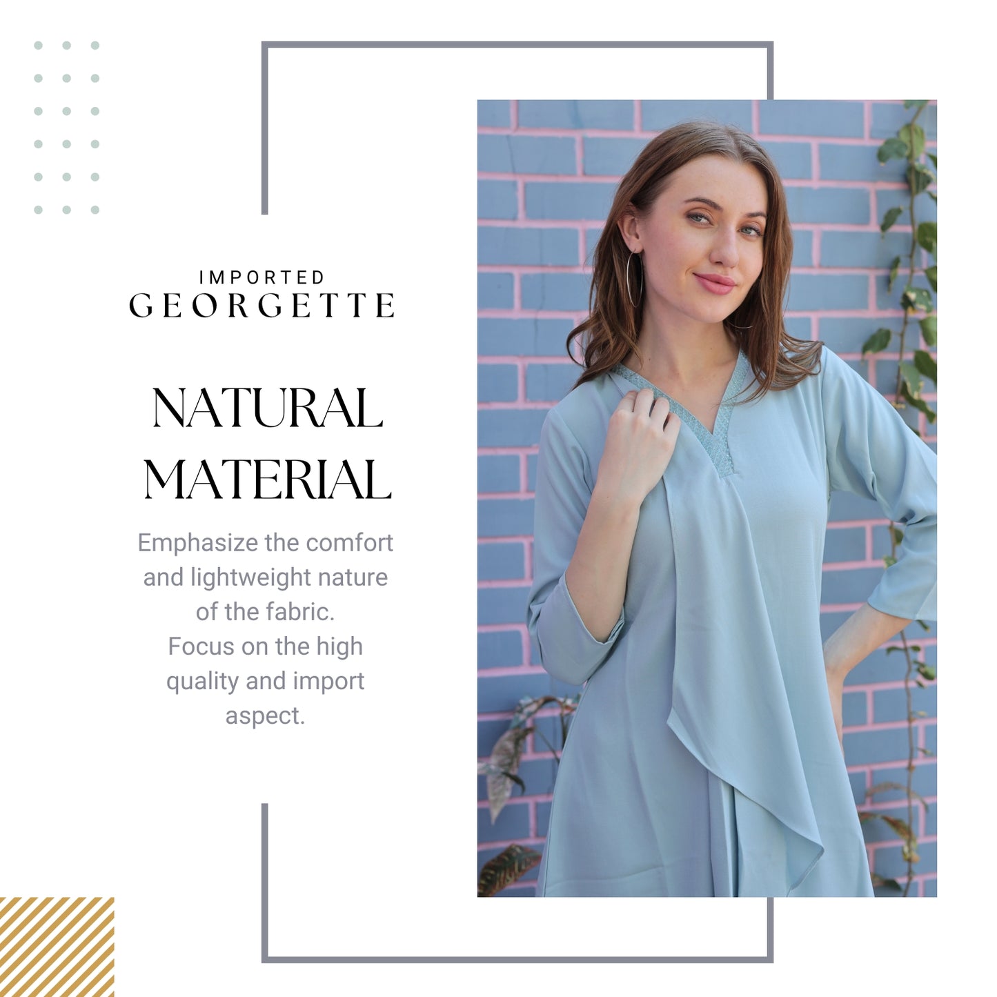 Stunning Georgette Dresses for All Occasions | Glofash - FashionZapp.com