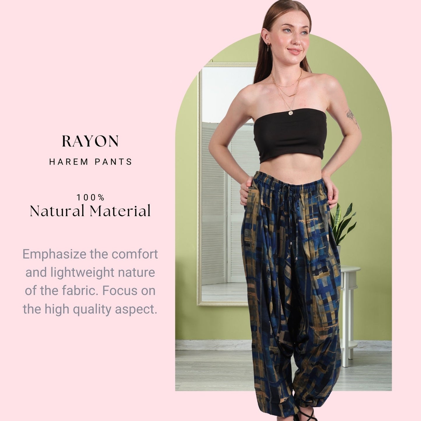 Women's Boho Harem Pants | Jumpsuit - FashionZapp.com