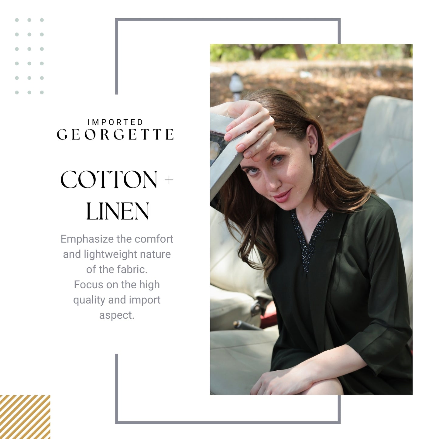Glofash's Breathable Linen Cotton Dresses - FashionZapp.com