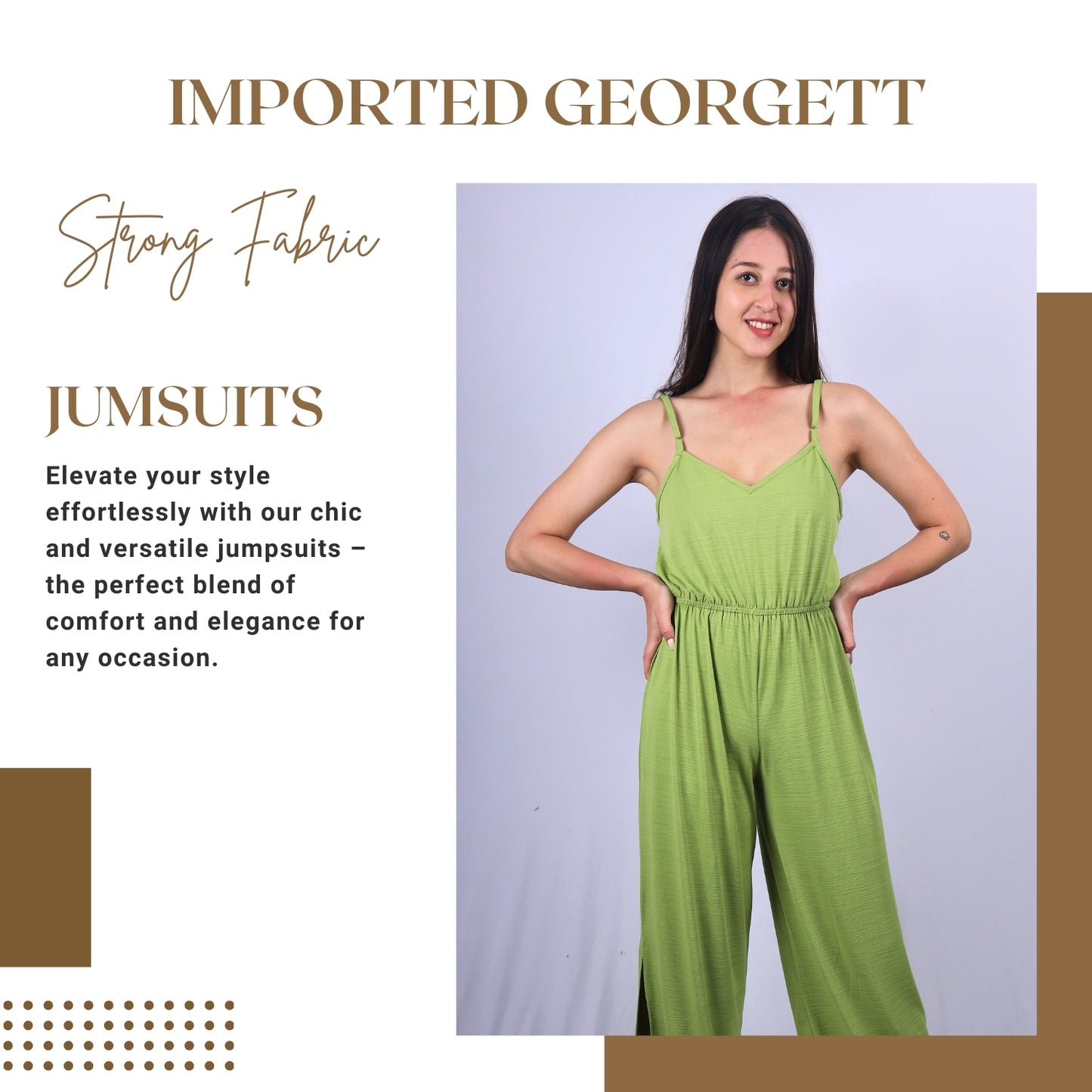 Wide-Leg Sleeveless Jumpsuit | GloFash - FashionZapp.com