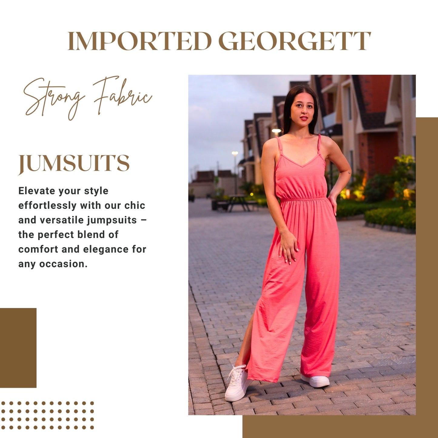 Wide-Leg Sleeveless Jumpsuit | GloFash - FashionZapp.com