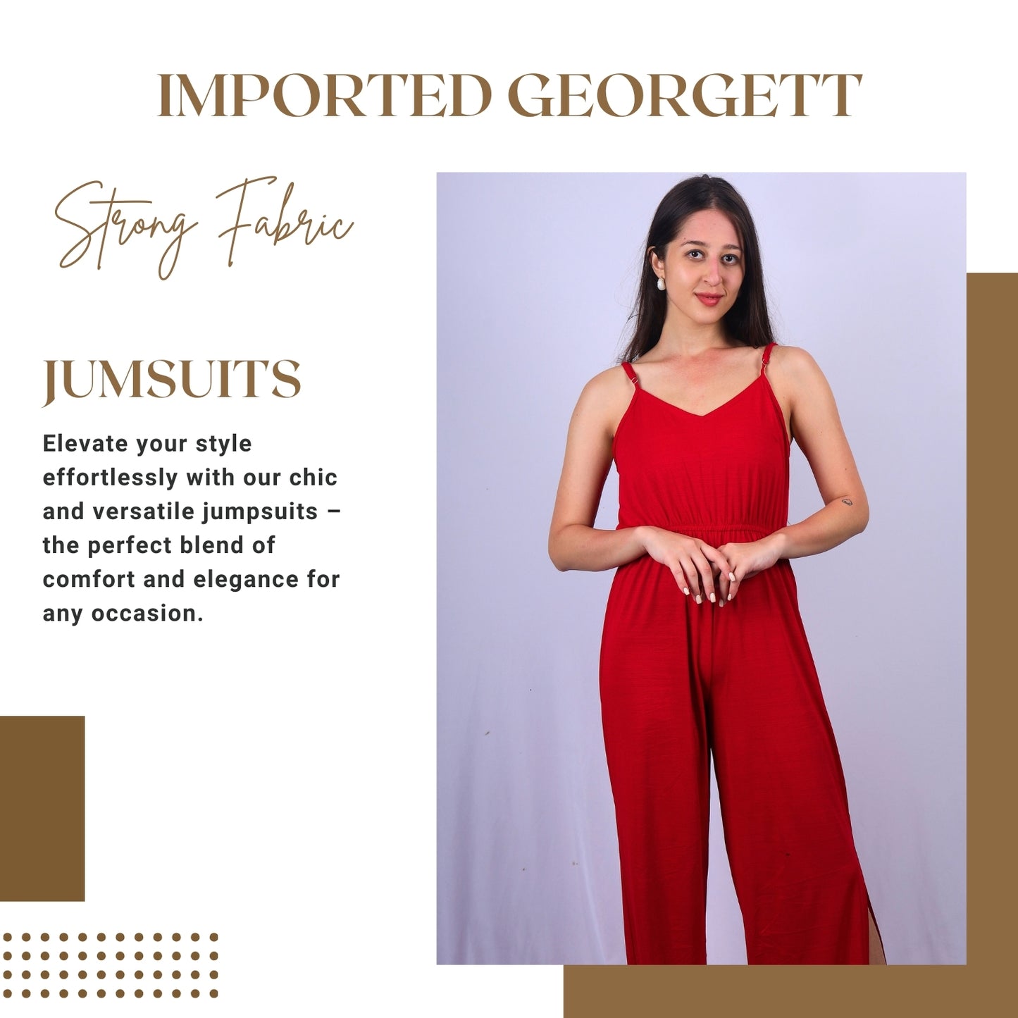 Wide-Leg Sleeveless Jumpsuit | GloFash - FashionZapp.com