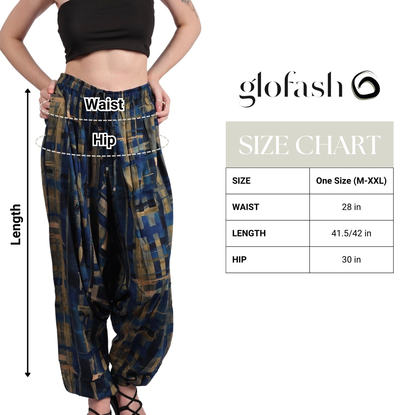 Women's Boho Harem Pants | Jumpsuit - FashionZapp.com