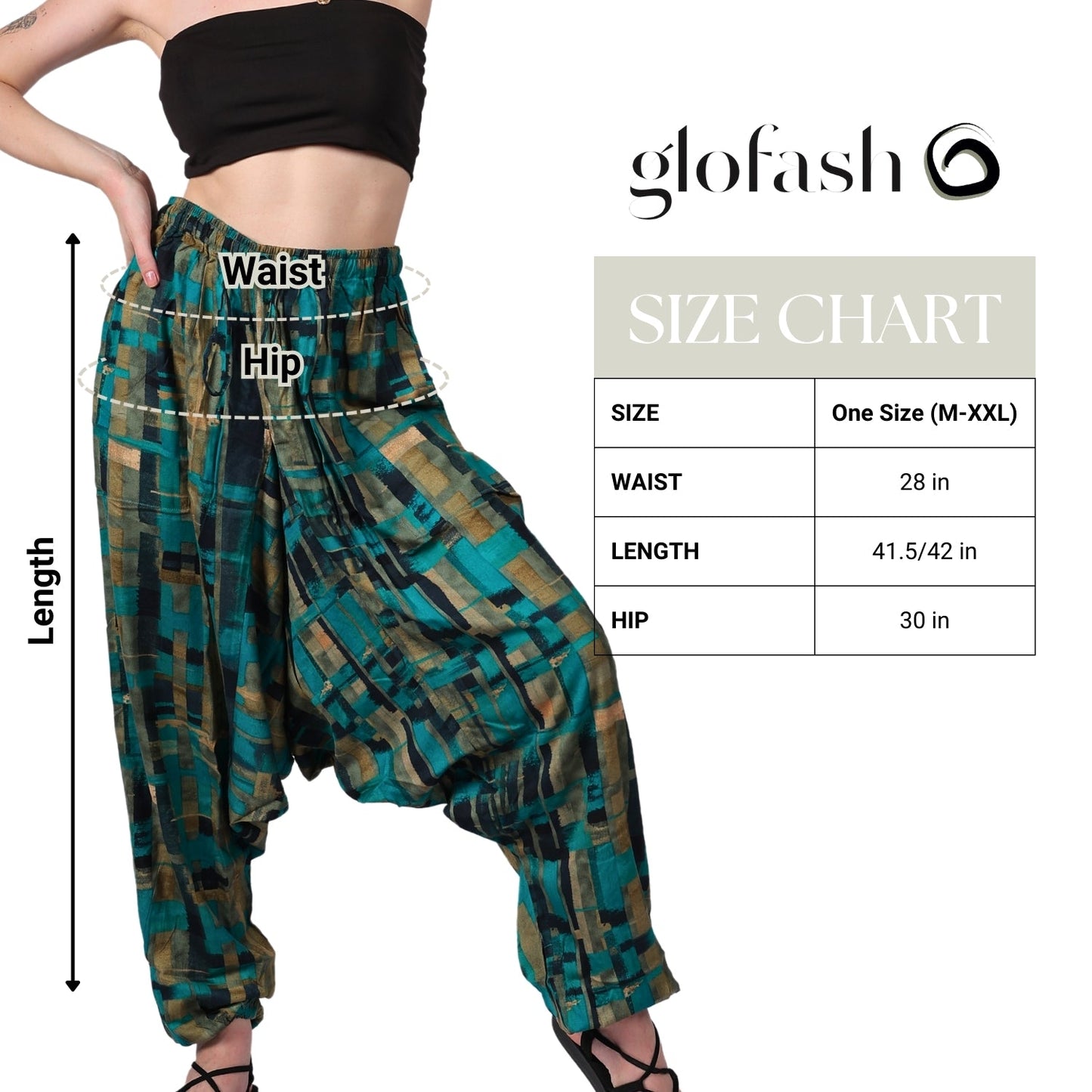 Women's Boho Harem Pants | Jumpsuit - FashionZapp.com