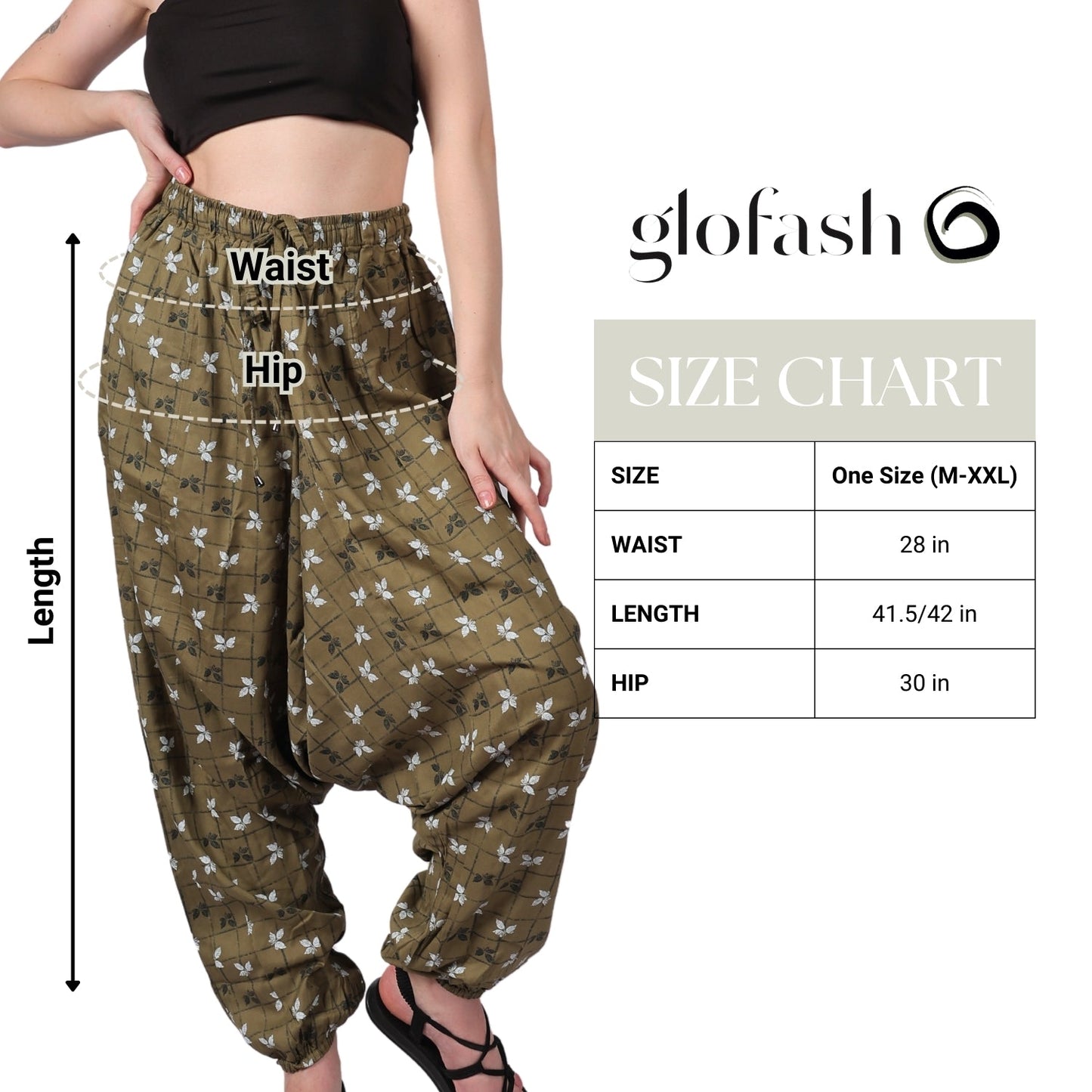 Women's Boho Harem Pants – Multi-Functional Pants with Pockets - FashionZapp.com