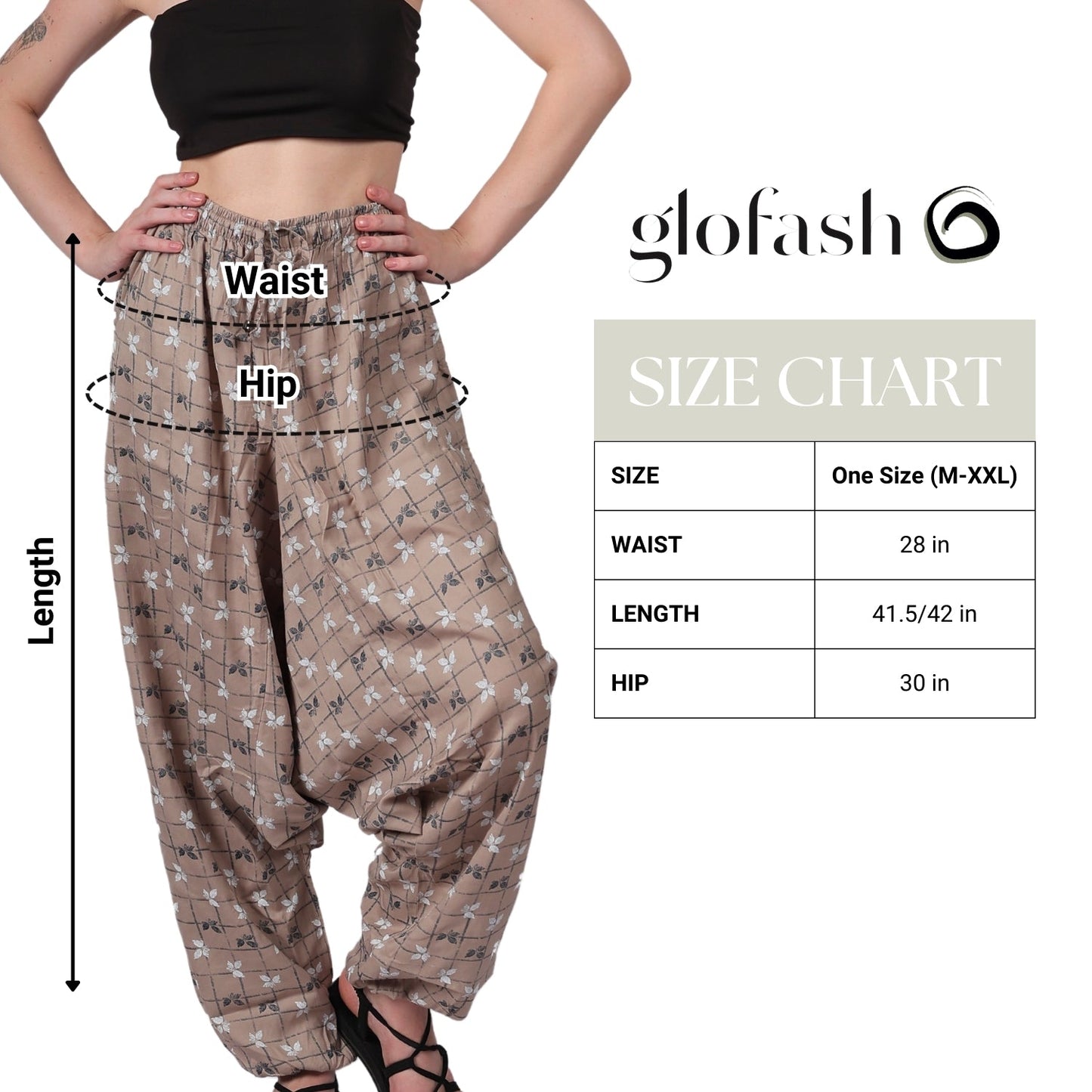Women's Boho Harem Pants – Multi-Functional Pants with Pockets - FashionZapp.com