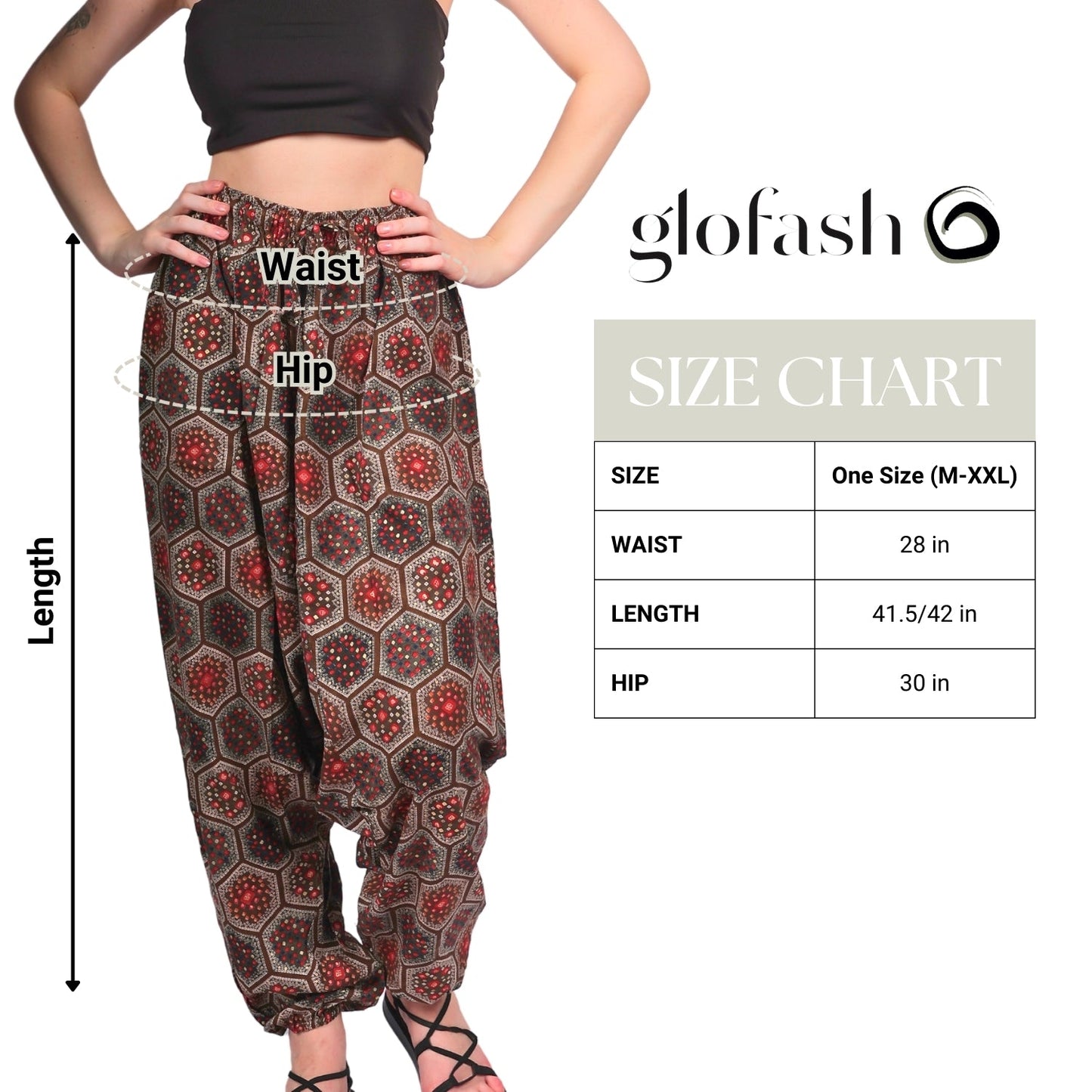 Women's Boho Harem Pants – Trendy Pants with Pockets - FashionZapp.com